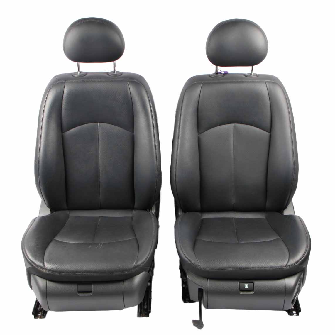 Leather Seats Mercedes S211 Touring Heated Black Interior Front Rear Seat