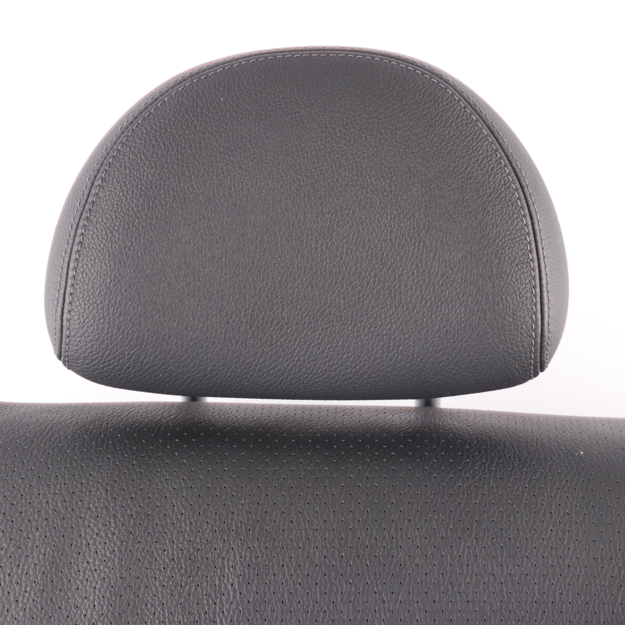 Heated Rear Backrest Mercedes W211 Rear Seat Right O/S Leather Nappa Black