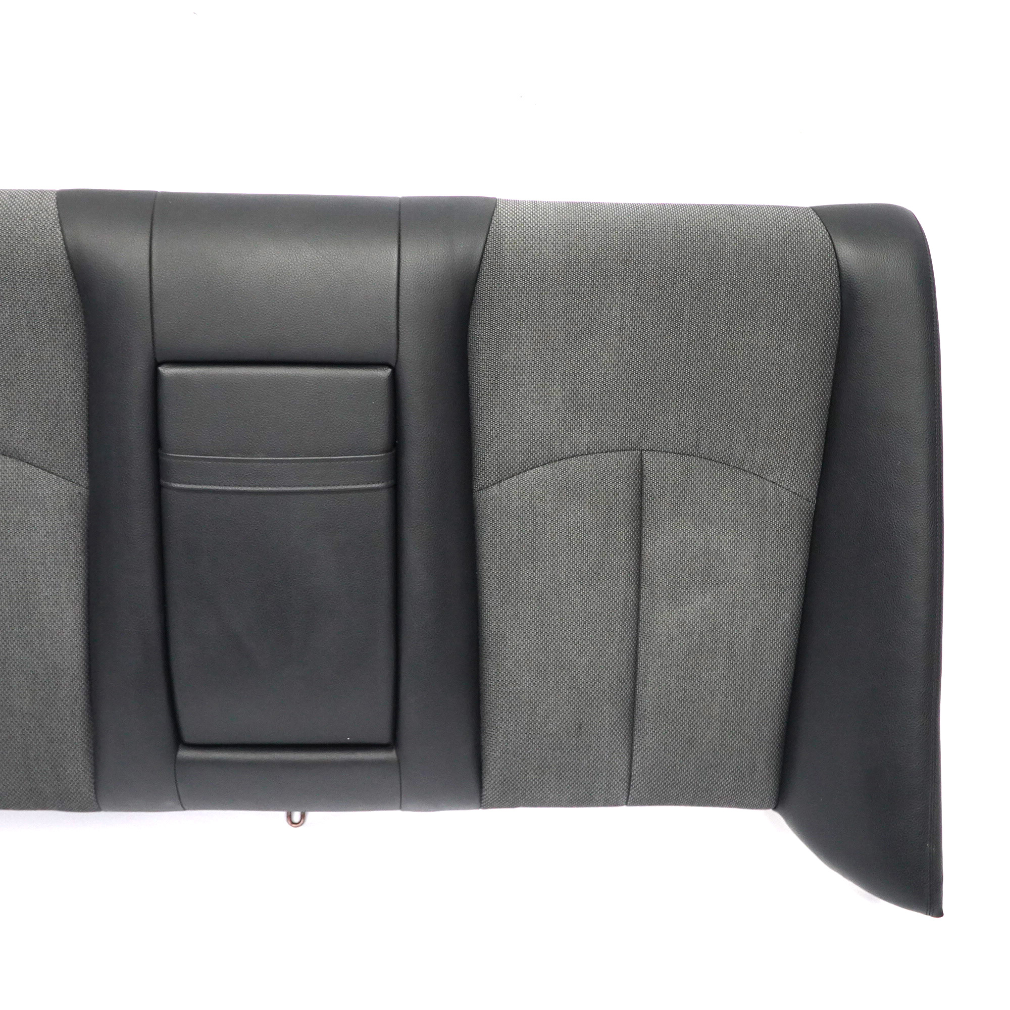 Mercedes W211 Rear Seat Backrest Cover Saloon Black Leather Combination Black