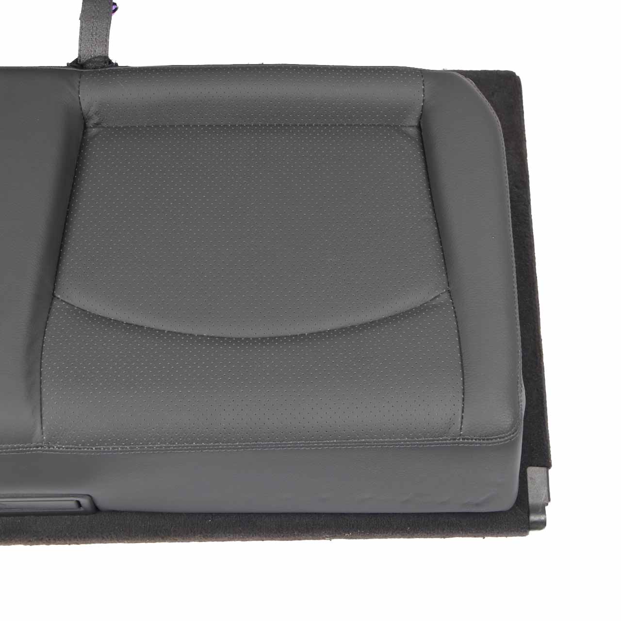 Mercedes S211 Rear Folding Seat Luggage Trunk Boot Leather Nappa Black Set