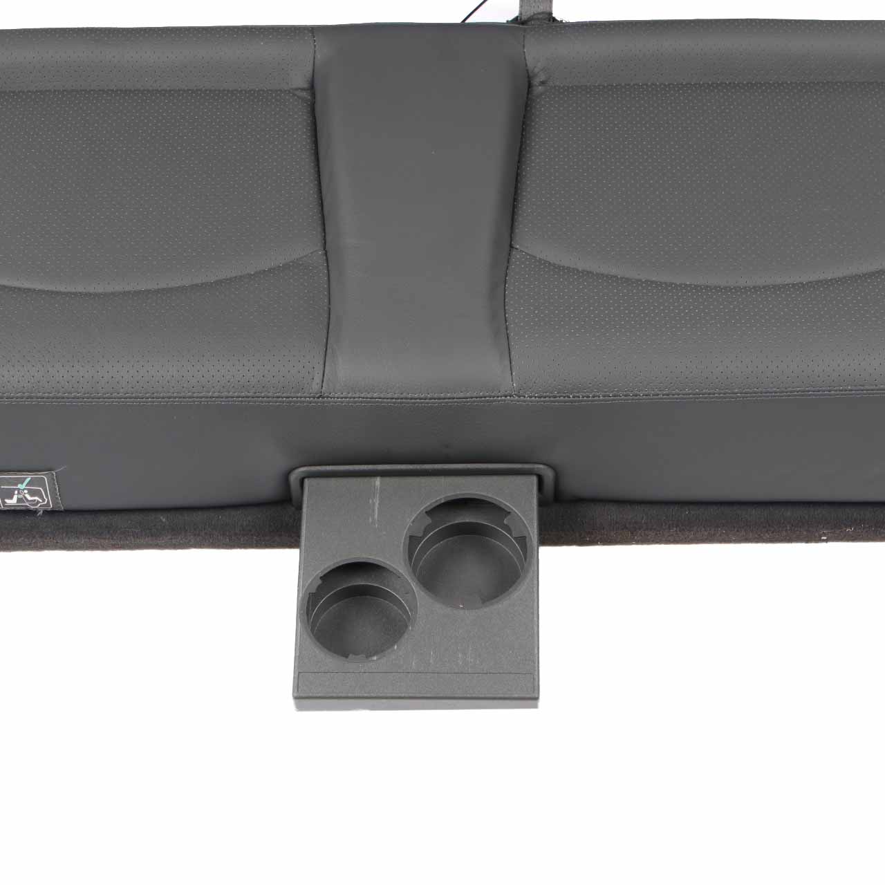 Mercedes S211 Rear Folding Seat Luggage Trunk Boot Leather Nappa Black Set