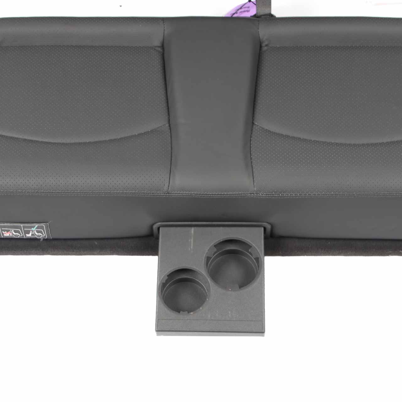 Mercedes S211 Rear Folding Seat Luggage Trunk Boot Leather Nappa Black Set