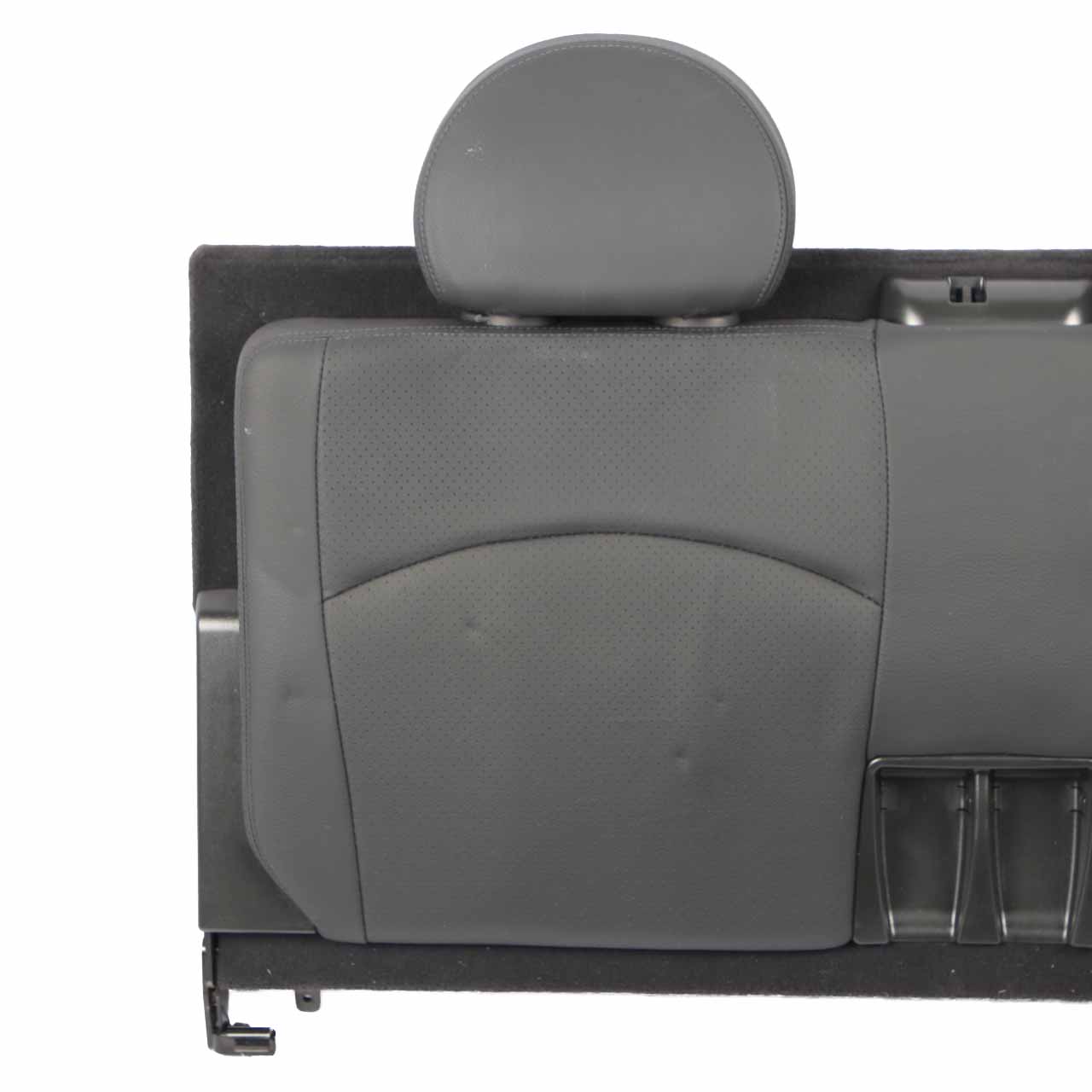 Mercedes S211 Rear Folding Seat Luggage Trunk Boot Leather Nappa Black Set