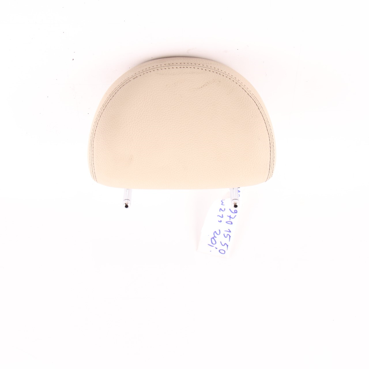 Mercedes W211 Saloon Rear Seat Headrest Leather Imitation Beige Head Rest