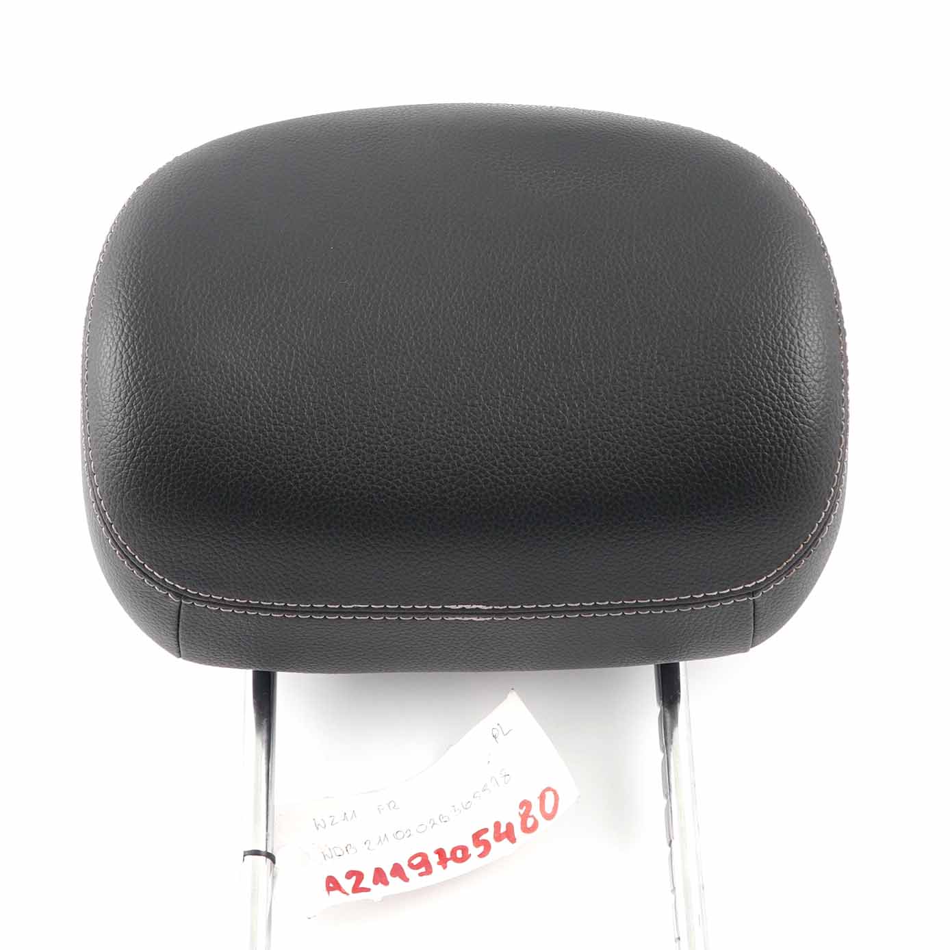 Mercedes W211 Headrest Front Left Right Seat N/O/S Imitation Leather Black