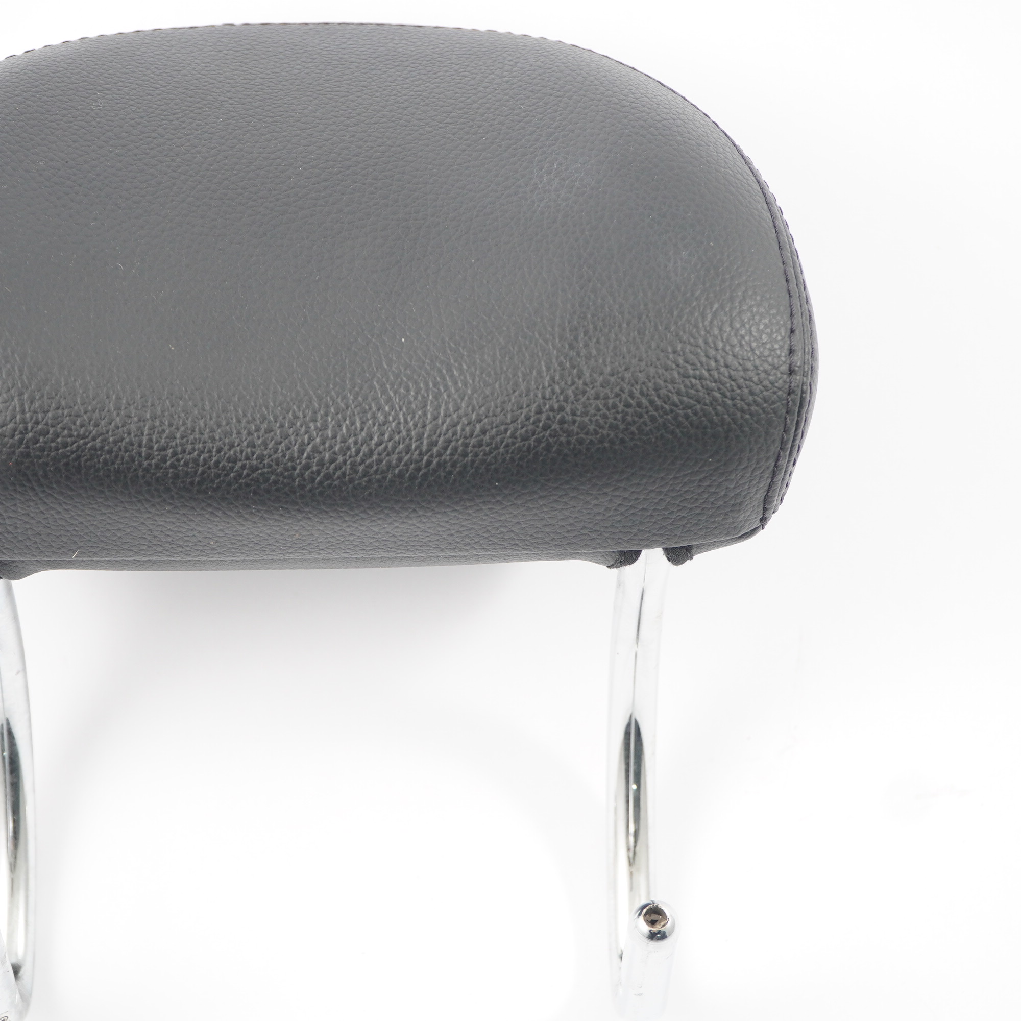 Mercedes W211 Saloon Rear Seat Headrest Leather Black Head Rest Covering