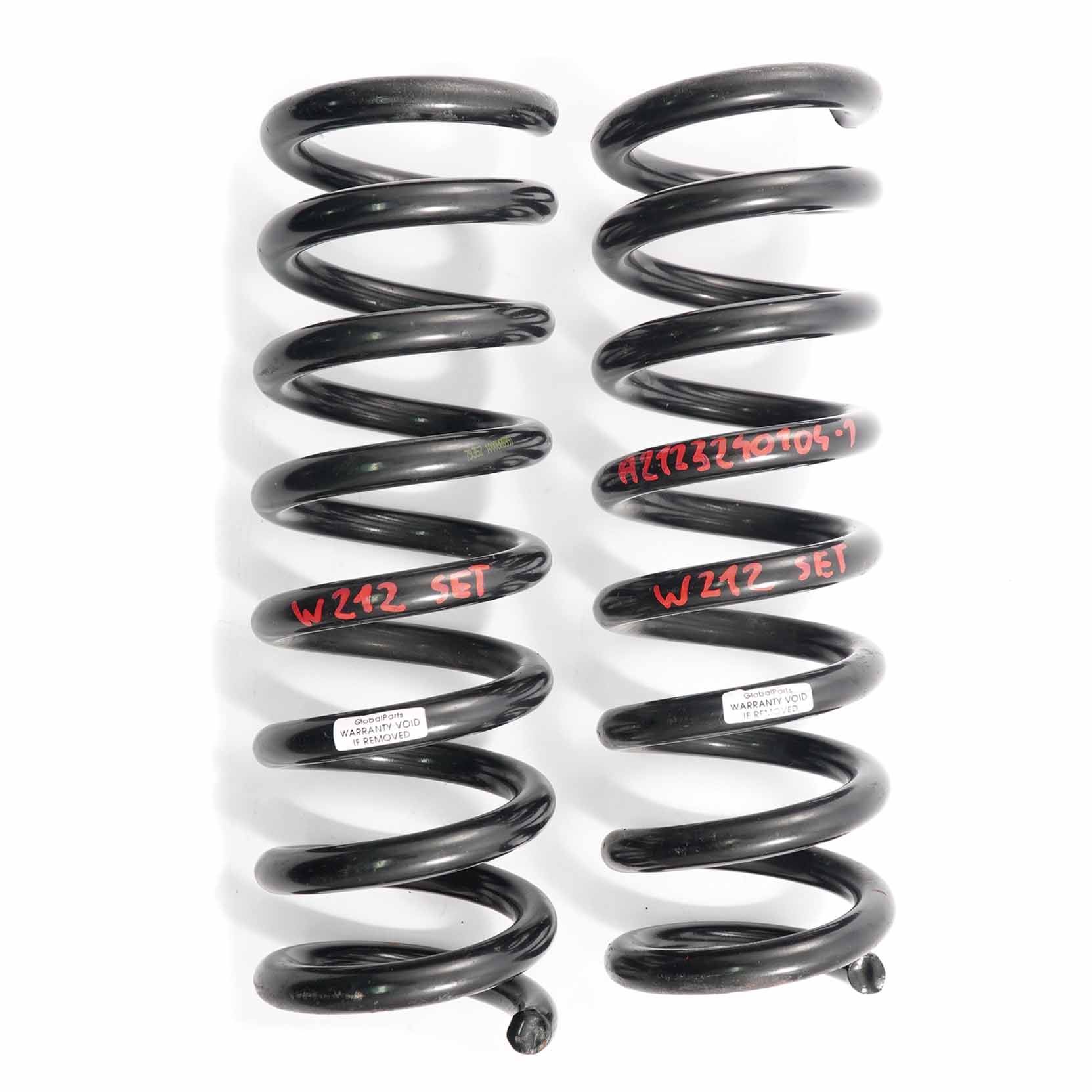 Mercedes W212 Coil Spring Suspension Rear Axle Spring Set Saloon A2123240104