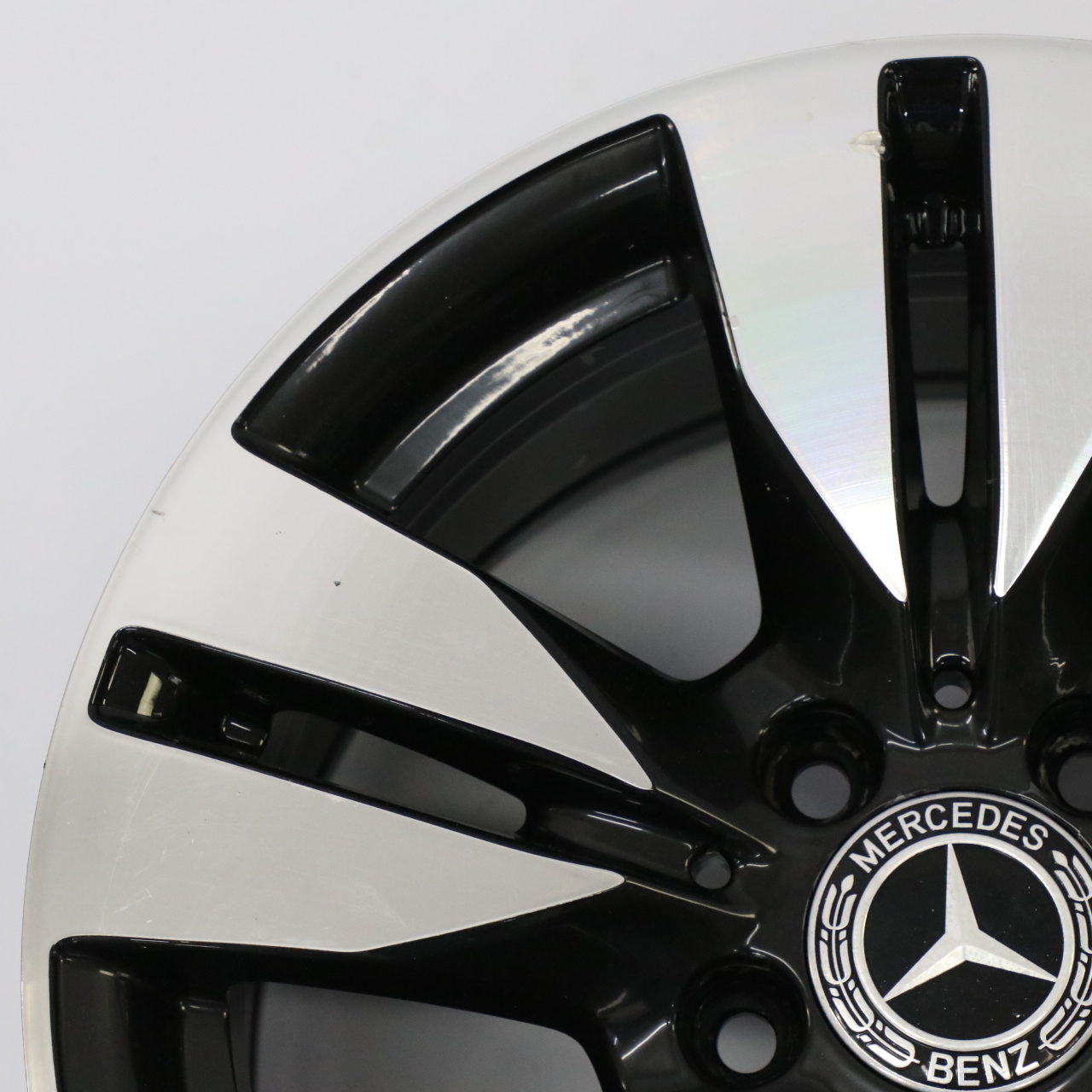 Mercedes W212 Black Alloy Wheel Rim 5-Double Spoke 16" ET:46 8J A2124010202