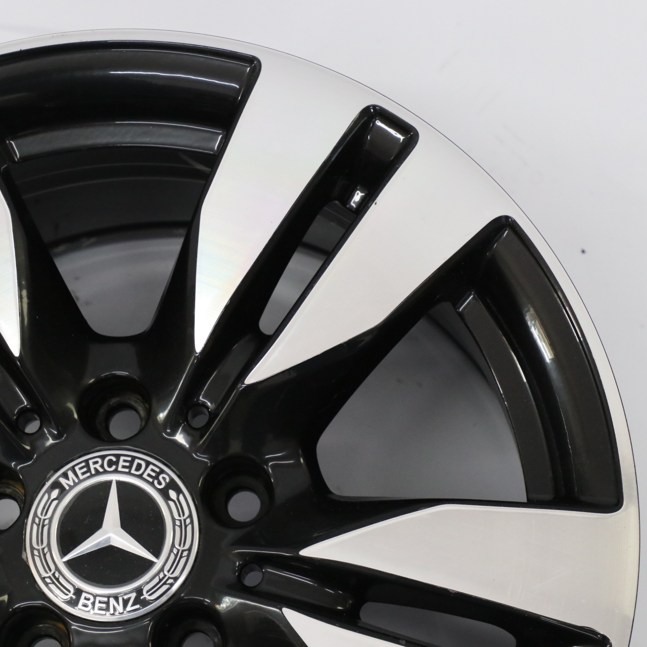 Mercedes W212 Black Alloy Wheel Rim 5-Double Spoke 16" ET:46 8J A2124010202