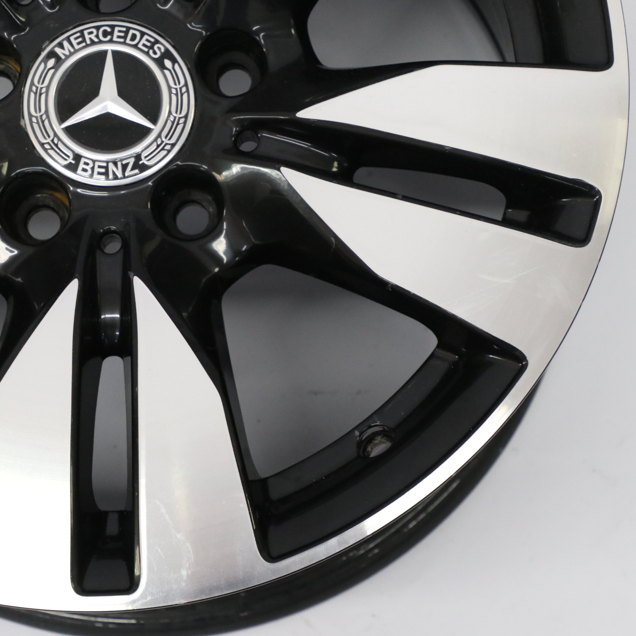 Mercedes W212 Black Alloy Wheel Rim 5-Double Spoke 16" ET:46 8J A2124010202