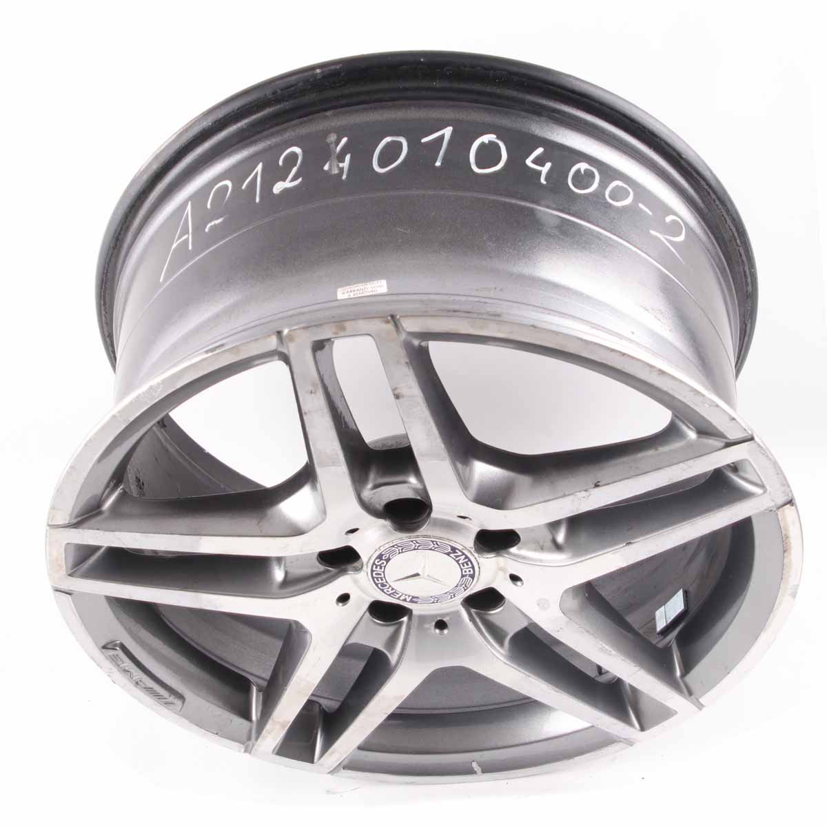 Mercedes W212 AMG Rear Wheel Alloy Rim 5-Double Spoke 18" ET:54 9J A2124010400