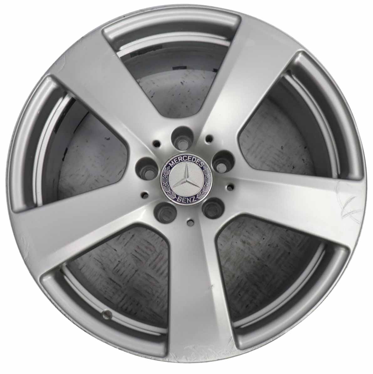 Mercedes W212 Front Axle Silver Alloy Wheel Rim 18" ET:48 8,5J A2124011302