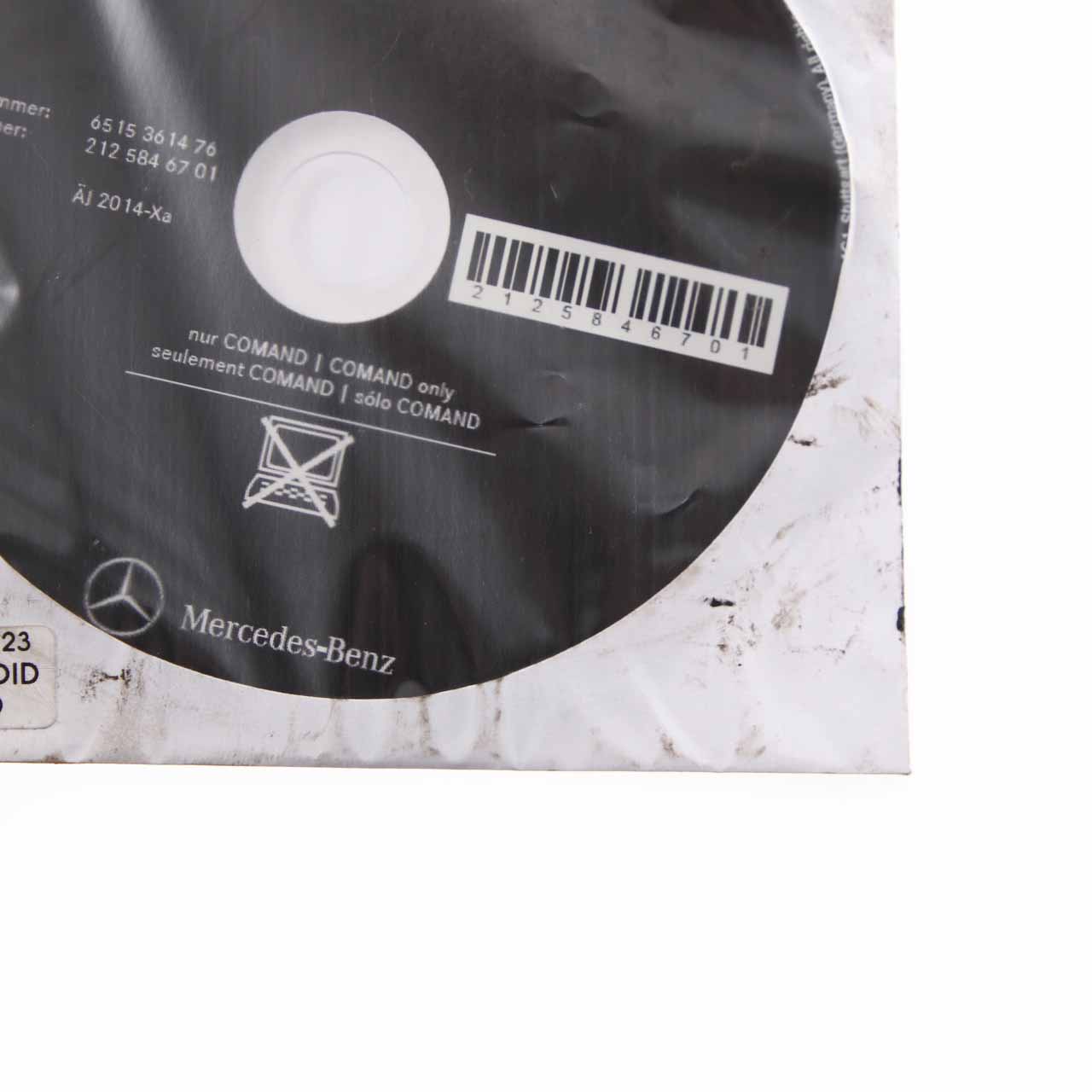 Mercedes W212 Owner's Handbook Instructions Manual CD Disc A2125846701