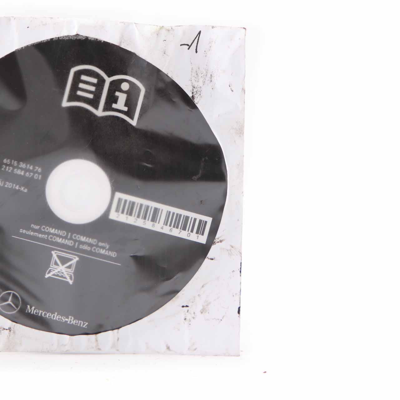 Mercedes W212 Owner's Handbook Instructions Manual CD Disc A2125846701