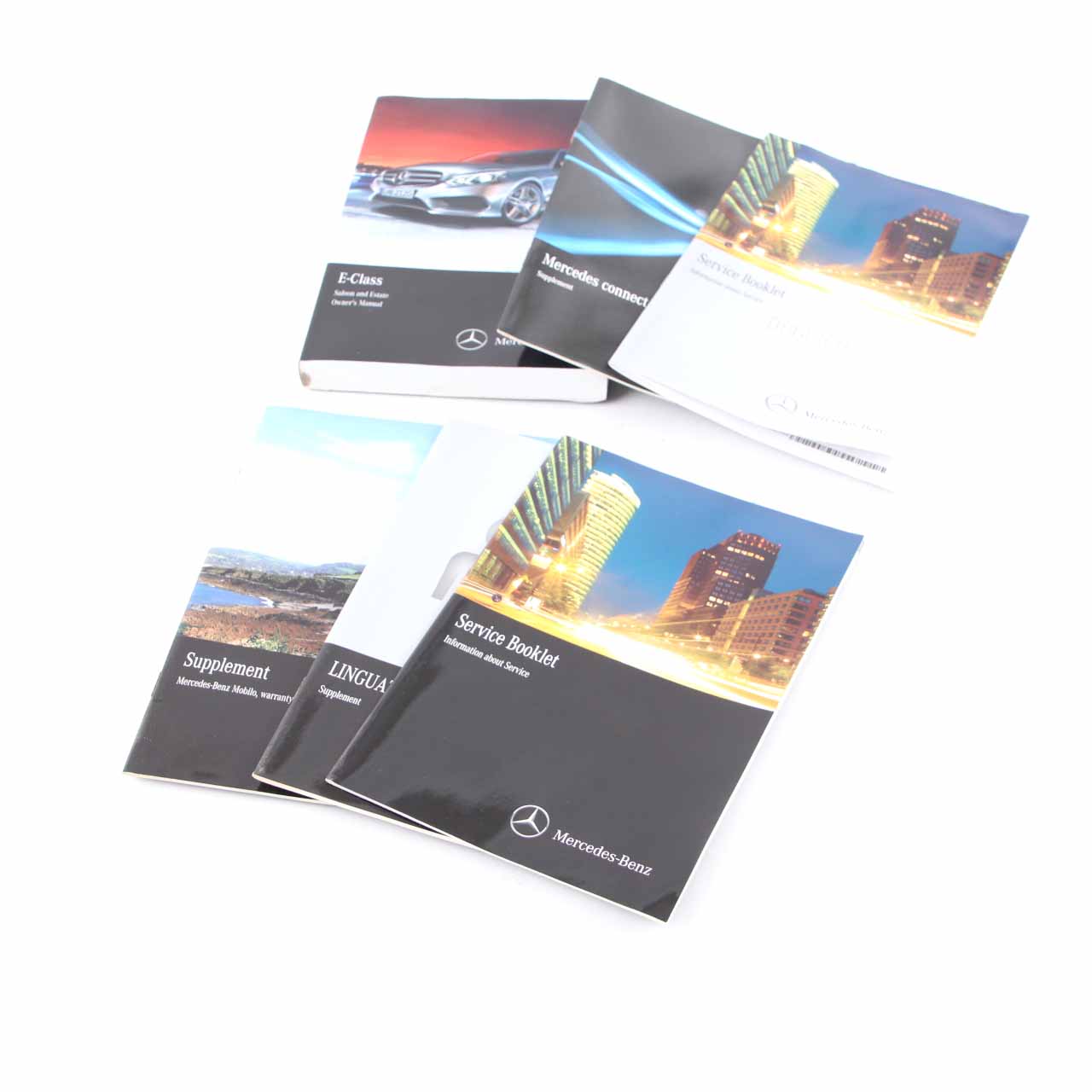 Mercedes W212 Owner's Handbook Service Booklet Slipcase Pouch Case Wallet