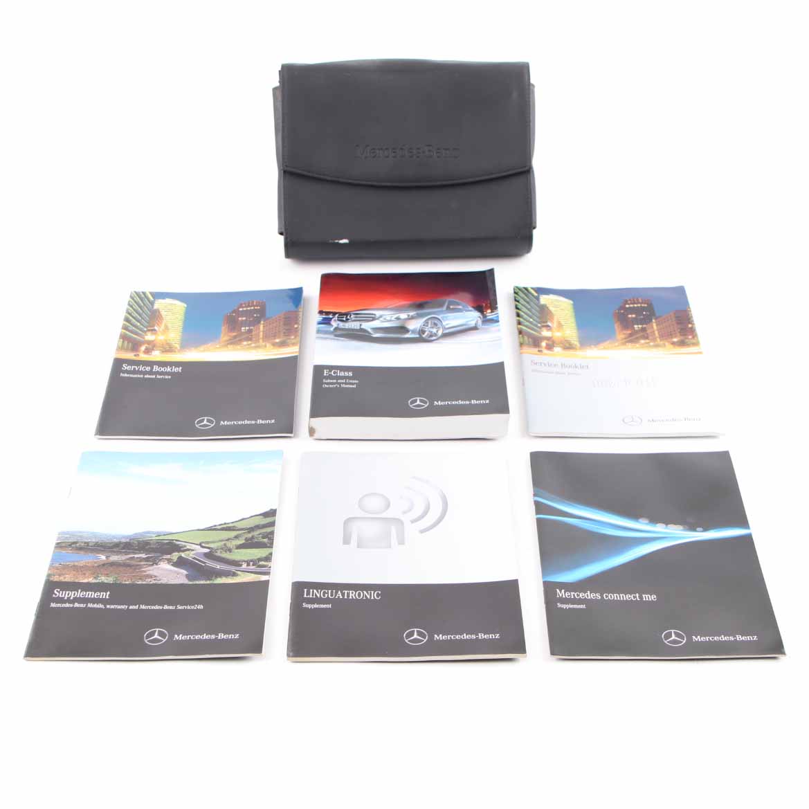 Mercedes W212 Owner's Handbook Service Booklet Slipcase Pouch Case Wallet