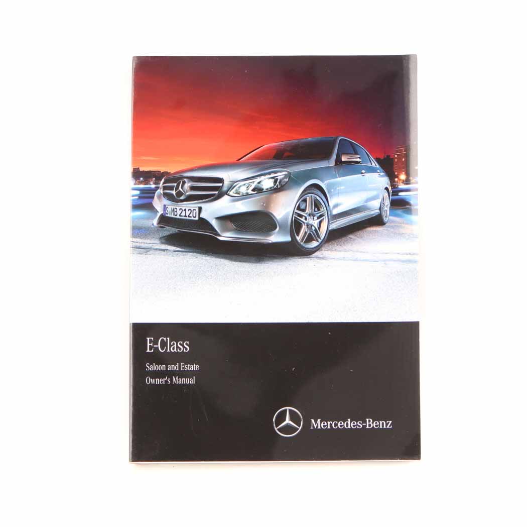 Mercedes W212 Owner's Handbook Service Booklet Slipcase Pouch Case Wallet