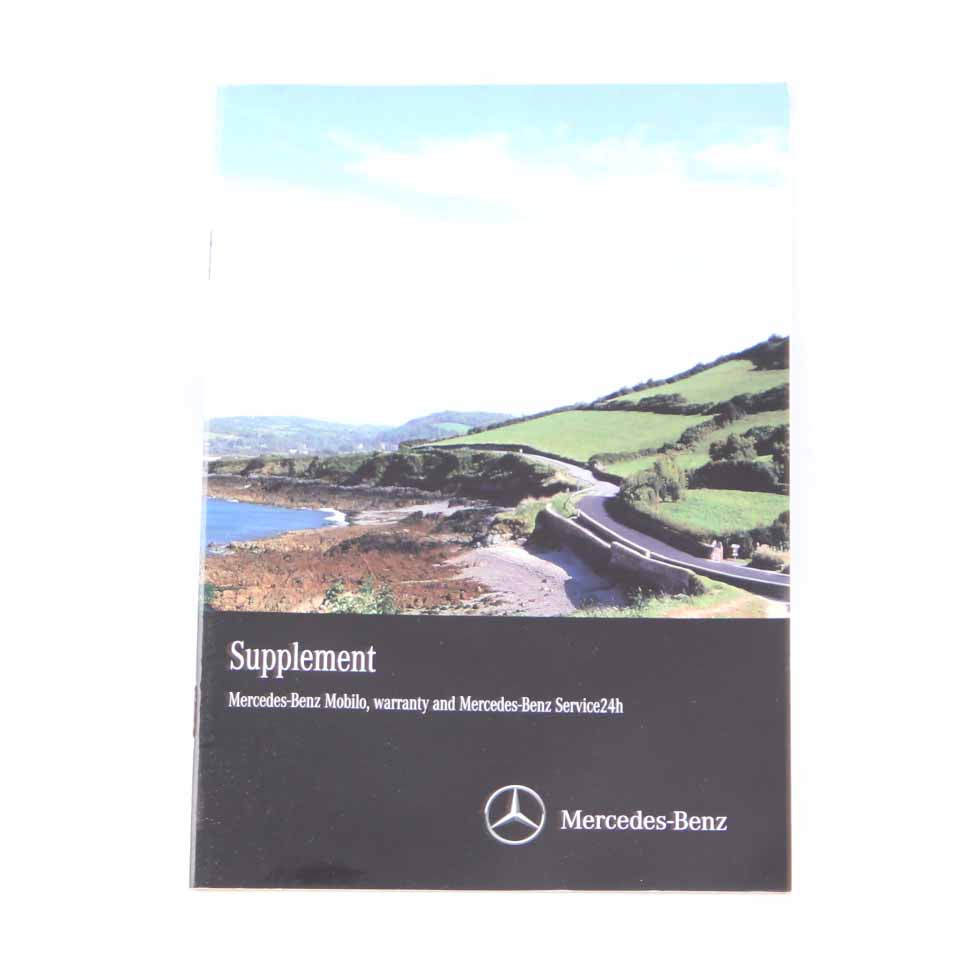 Mercedes W212 Owner's Handbook Service Booklet Slipcase Pouch Case Wallet