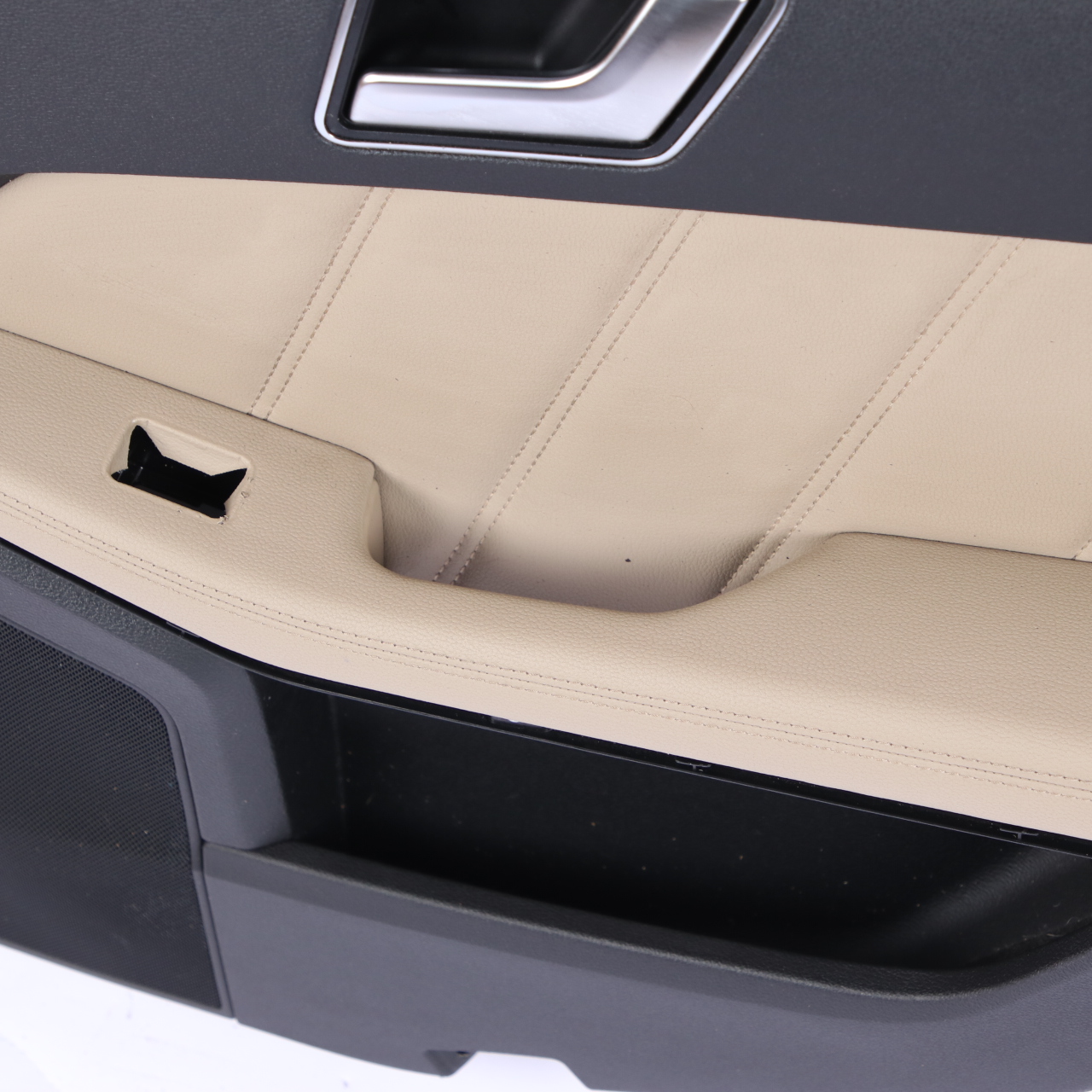 Mercedes W212 Door Card Rear Right O/S Trim Panel Black Beige Leather Nappa