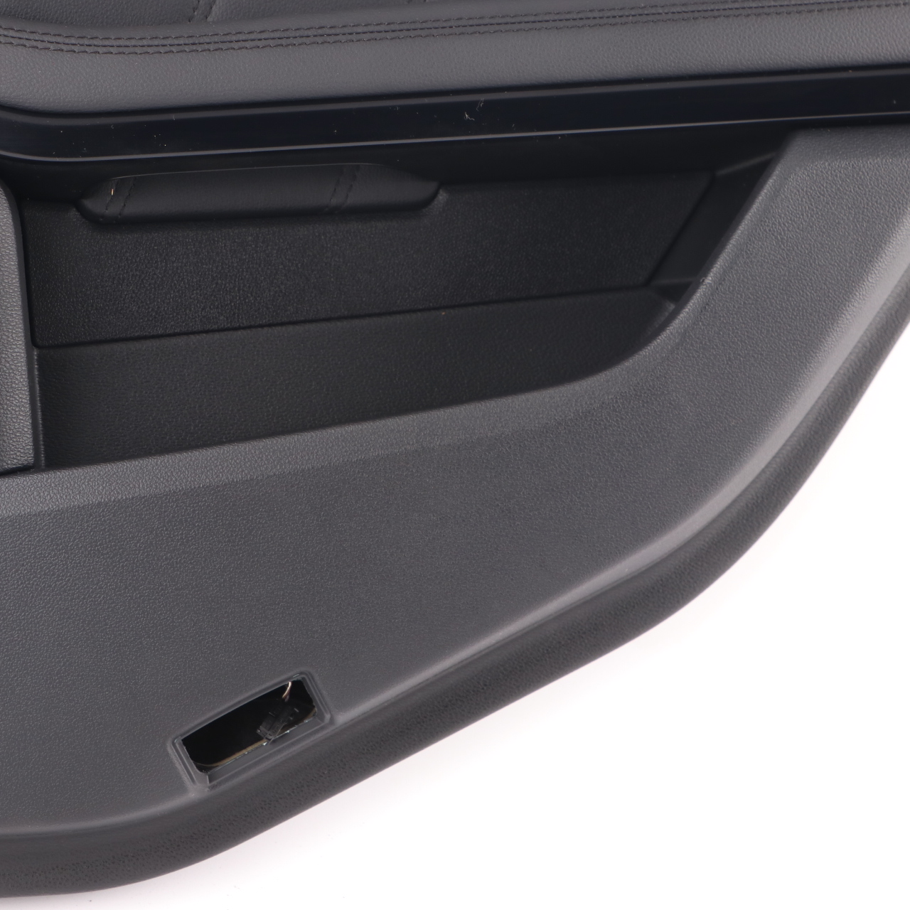 Mercedes W212 Door Card Rear Right O/S Trim Panel Black Leather A2127300470