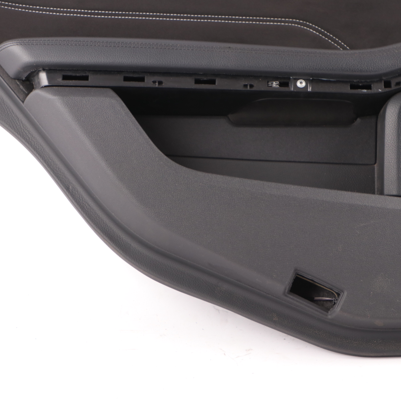 Mercedes W212 Door Card Rear Left N/S Trim Panel Cover Black Leather