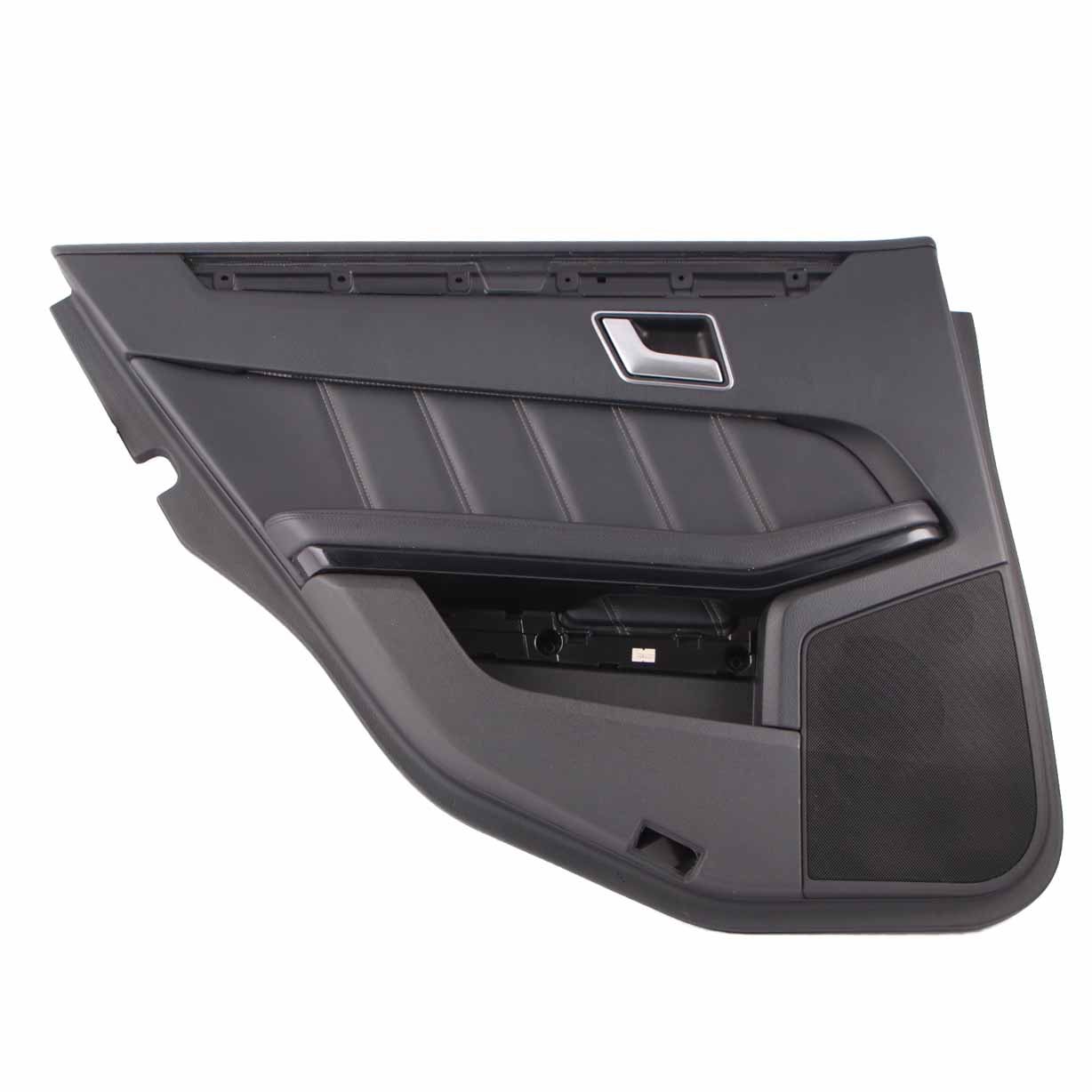 Mercedes W212 Door Card Rear Left N/S Trim Panel Covering Black Leather