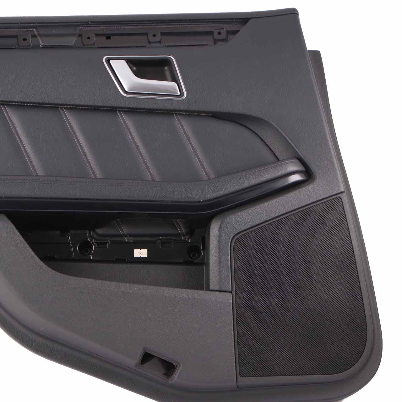 Mercedes W212 Door Card Rear Left N/S Trim Panel Covering Black Leather