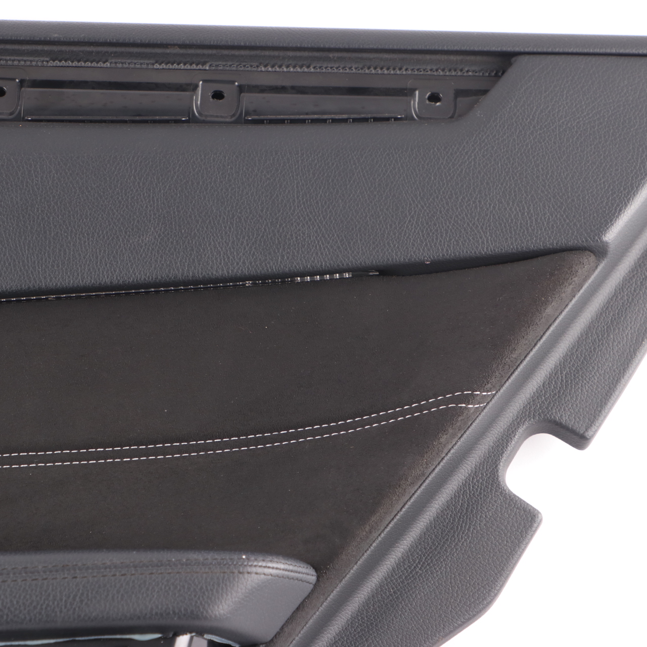 Mercedes W212 Door Card Rear Right O/S Door Trim Panel Cover Black Leather