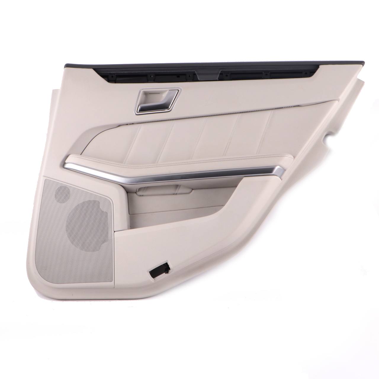 Mercedes W212 Door Card Rear Right O/S Door Trim Panel Cover Beige Leather