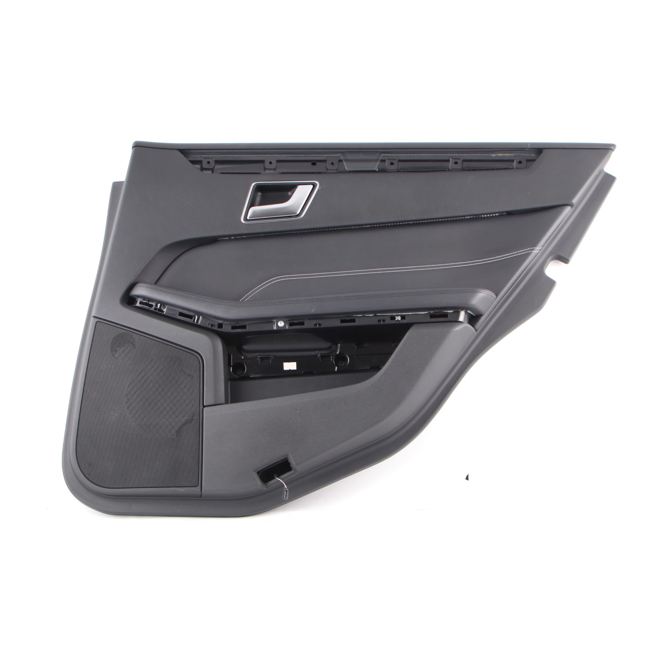 Mercedes W212 Door Card Rear Right O/S Trim Panel Cover Black Imitation Leather