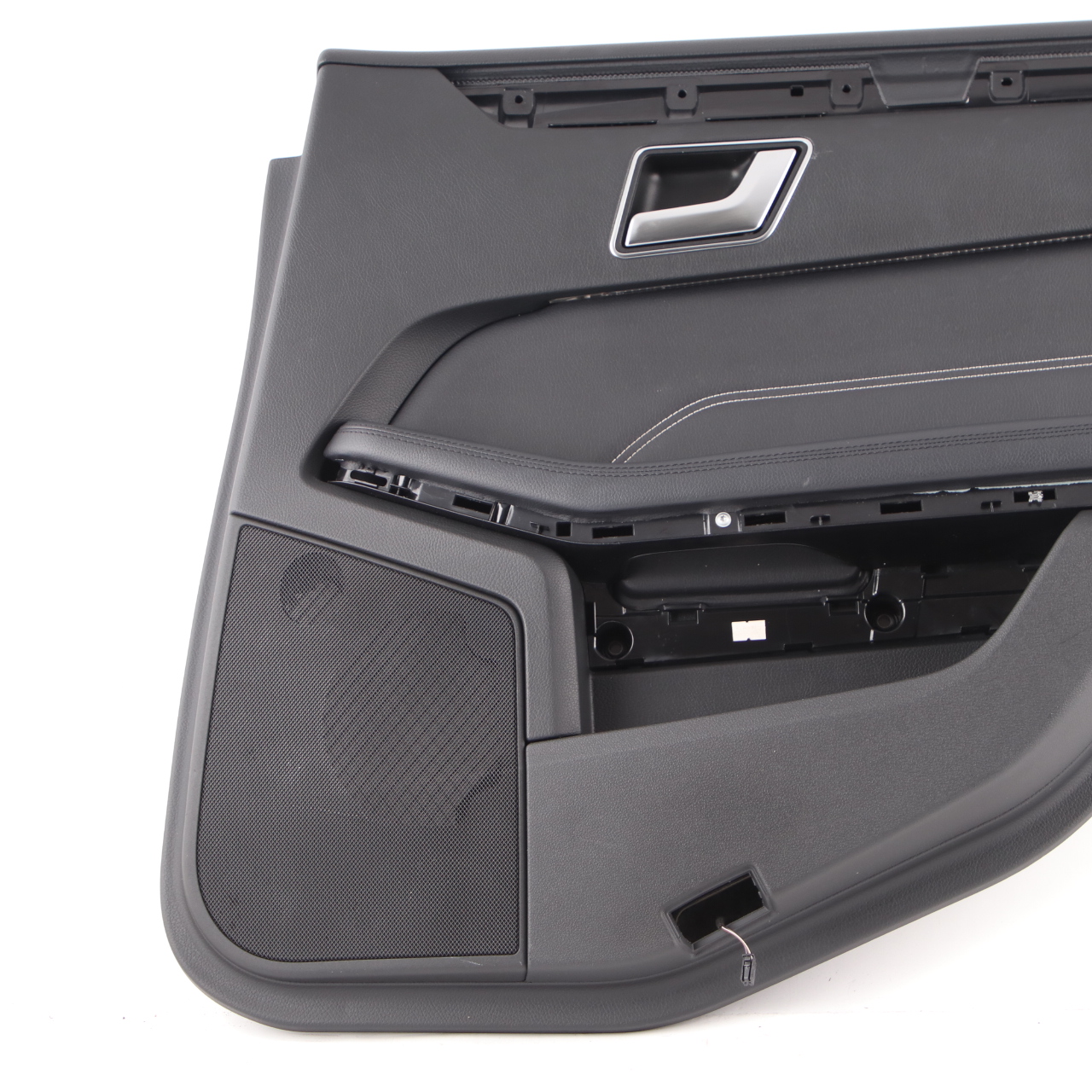 Mercedes W212 Door Card Rear Right O/S Trim Panel Cover Black Imitation Leather