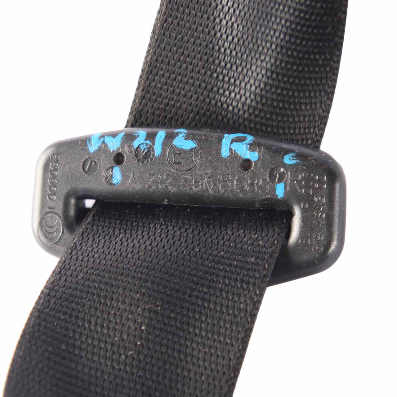 Mercedes W212 Seat Belt Safety Front Right O/S Black A2128608685