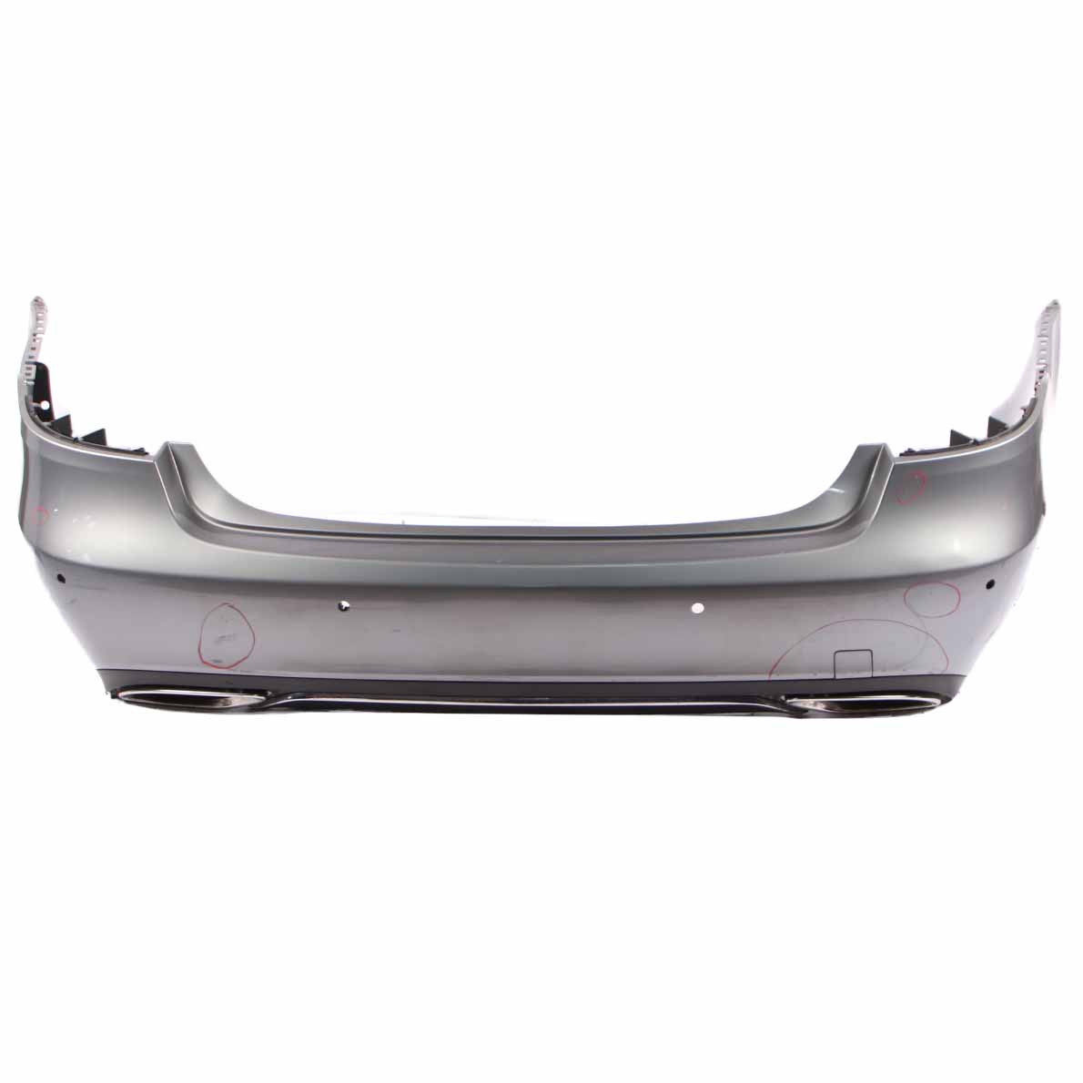 Mercedes W212 Rear Bumper Saloon Trim Panel Cover Palladium Silver Metallic 792