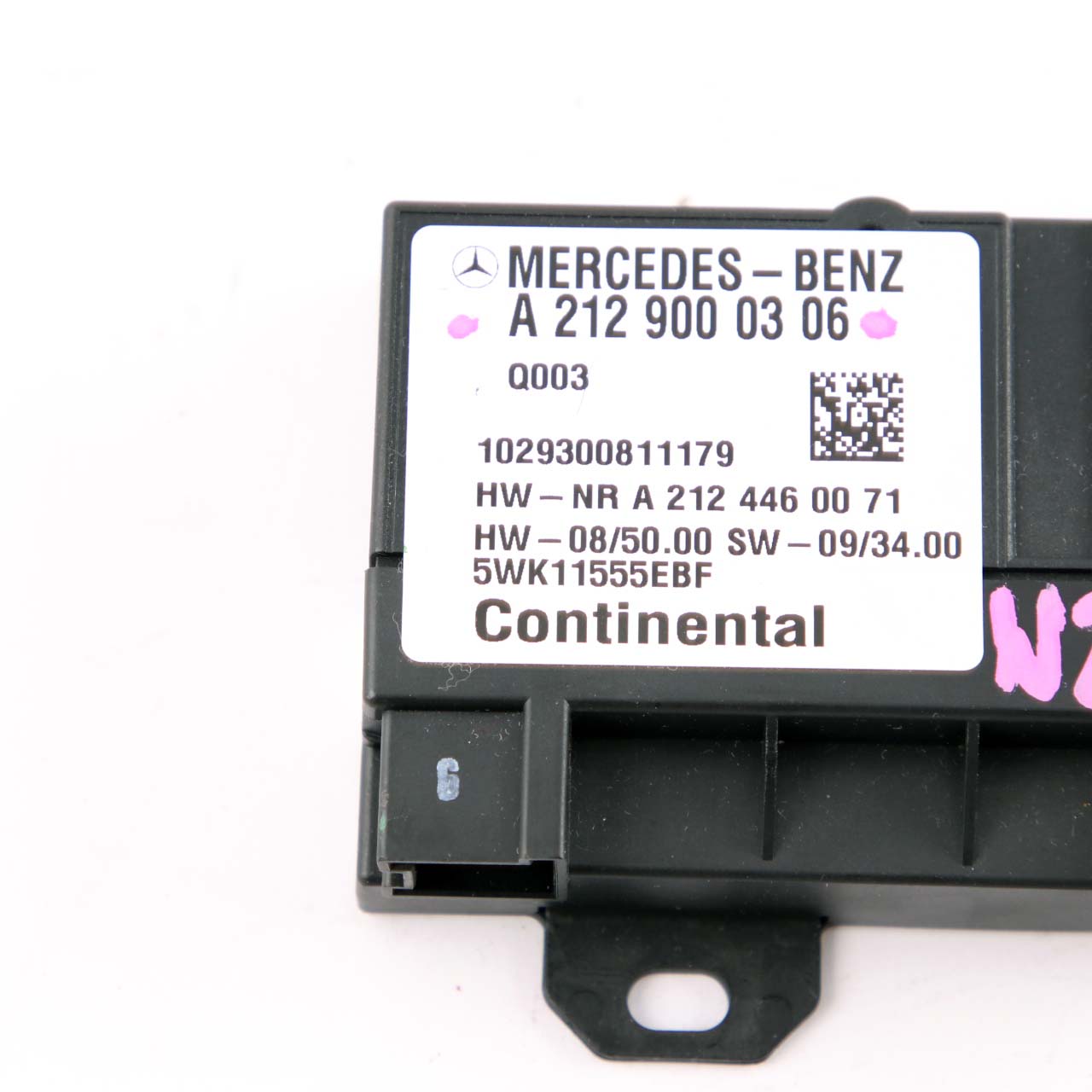 Mercedes W212 Fuel Pump Module Control Unit A2129000306