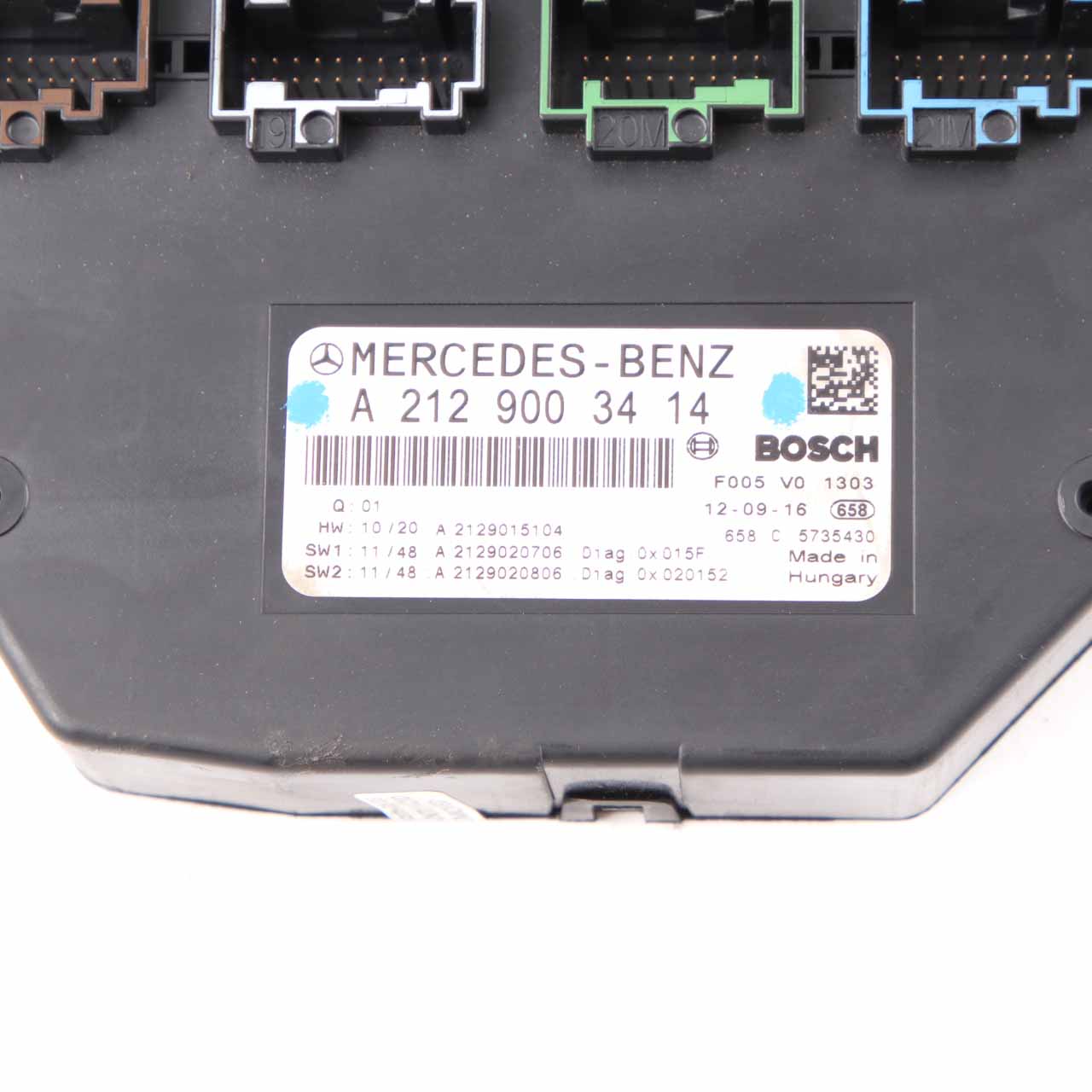 Fuse Box Mercedes C204 W204 Front Relay Control Unit Module SAM A2129003414