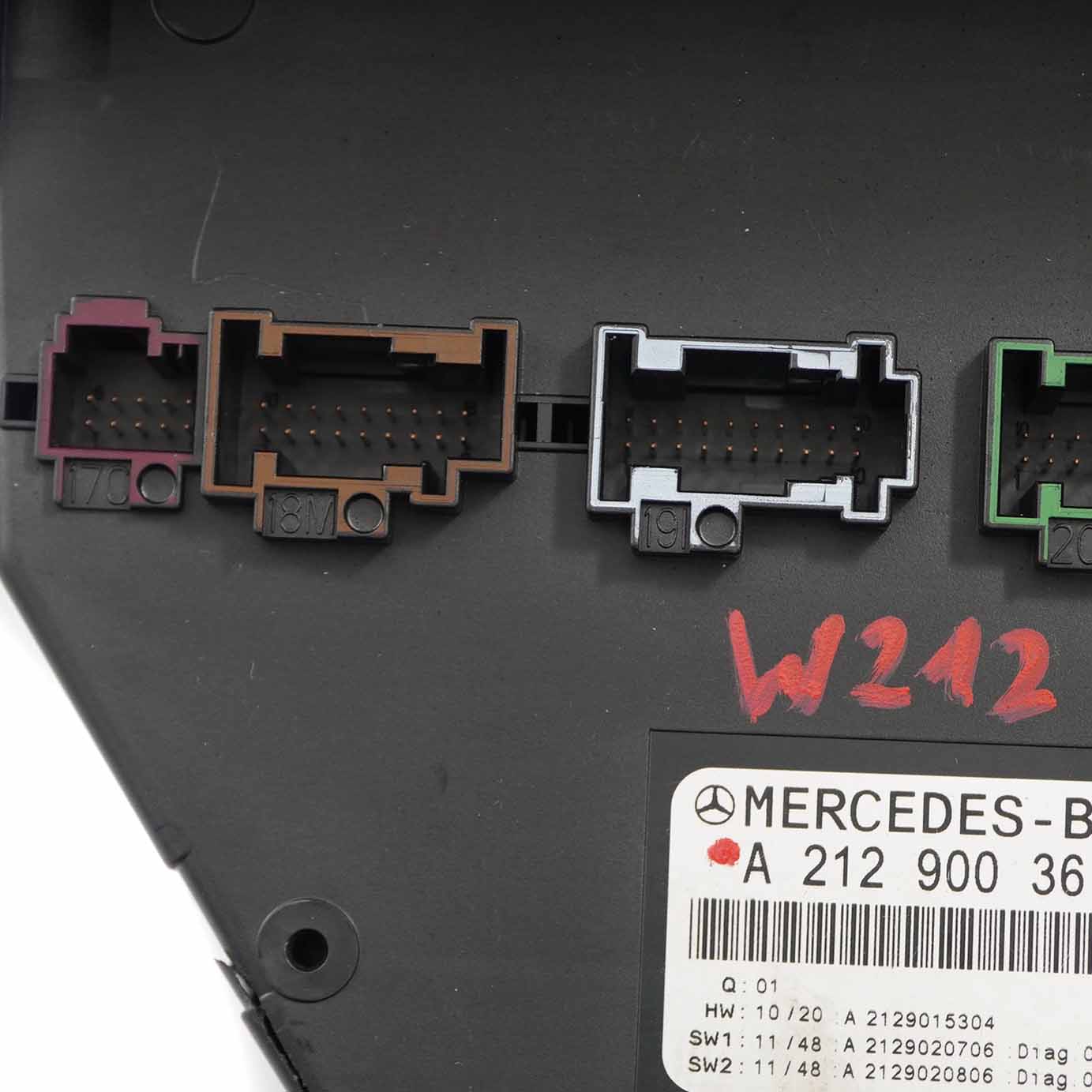 Fuse Box Mercedes W212 Rear Relay Control Unit Electric Module SAM A2129003614