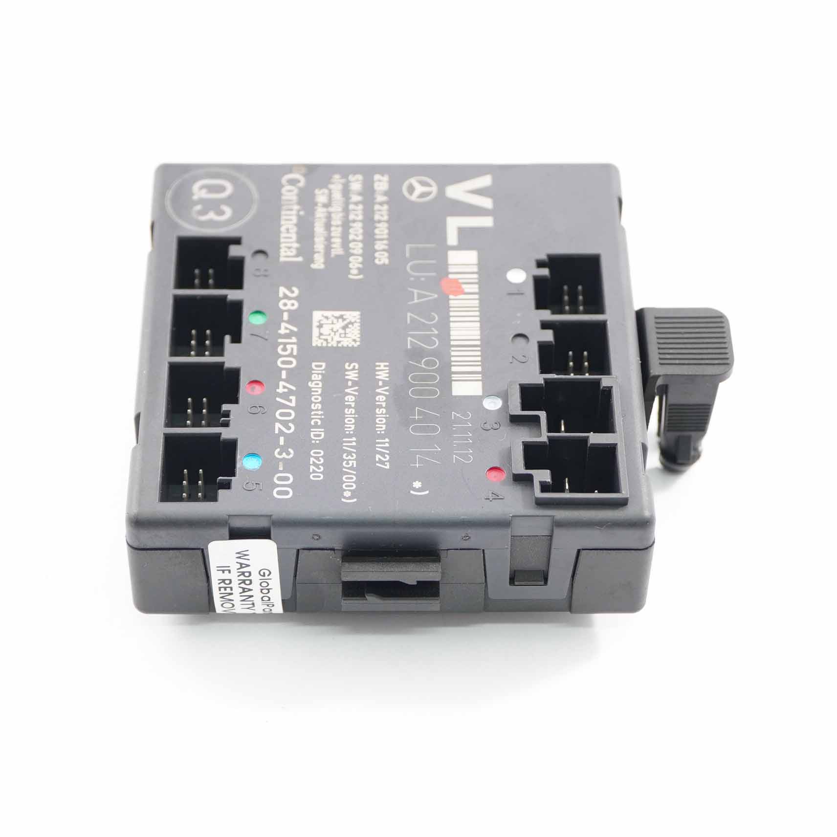 Door Module Mercedes W204 W212 Front Left N/S Control Unit Module A2129004014