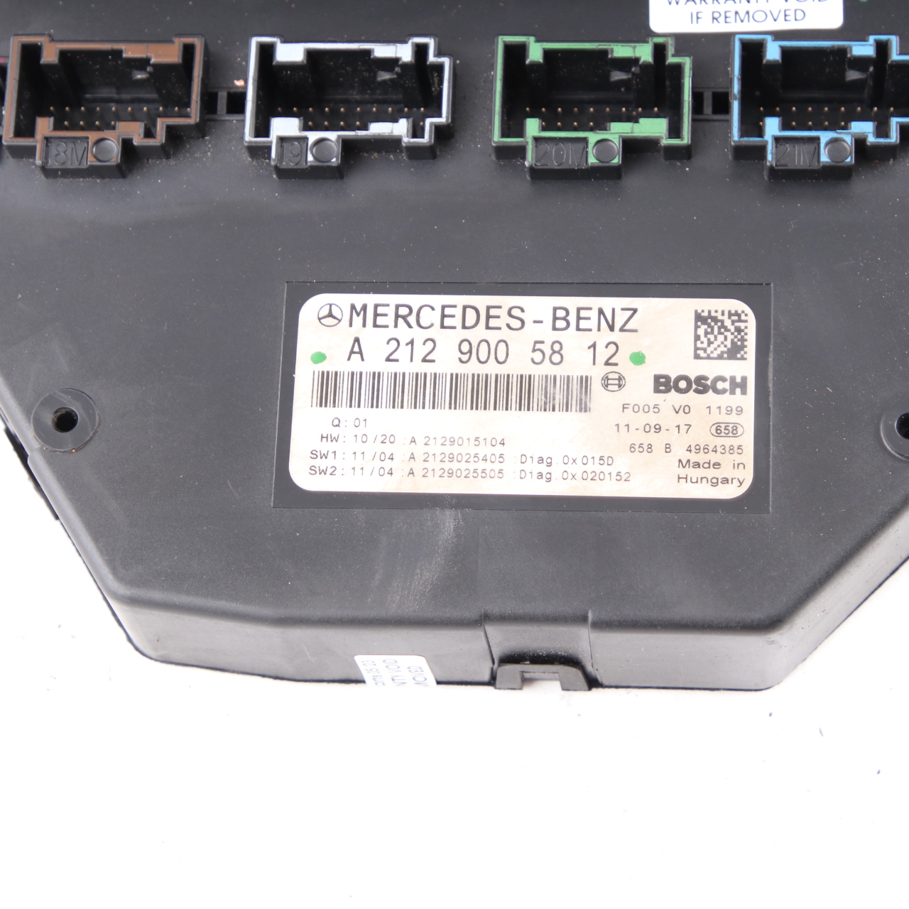 Mercedes S204 Estate SAM Module Fuse Box Relay Control Unit A2129005812