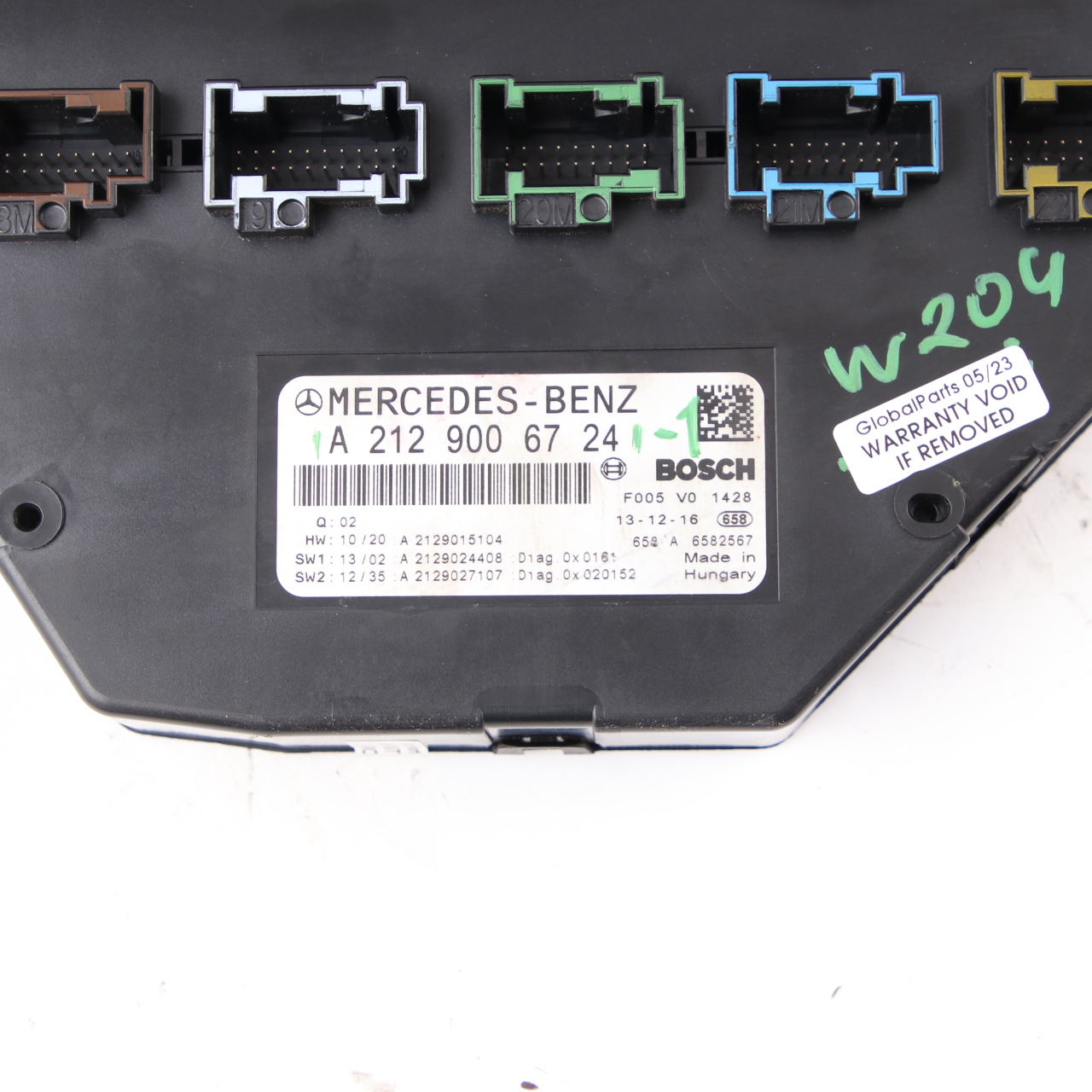 Fuse Box Mercedes W204 S204 W212 SAM Control Unit Module Relay A2129006724