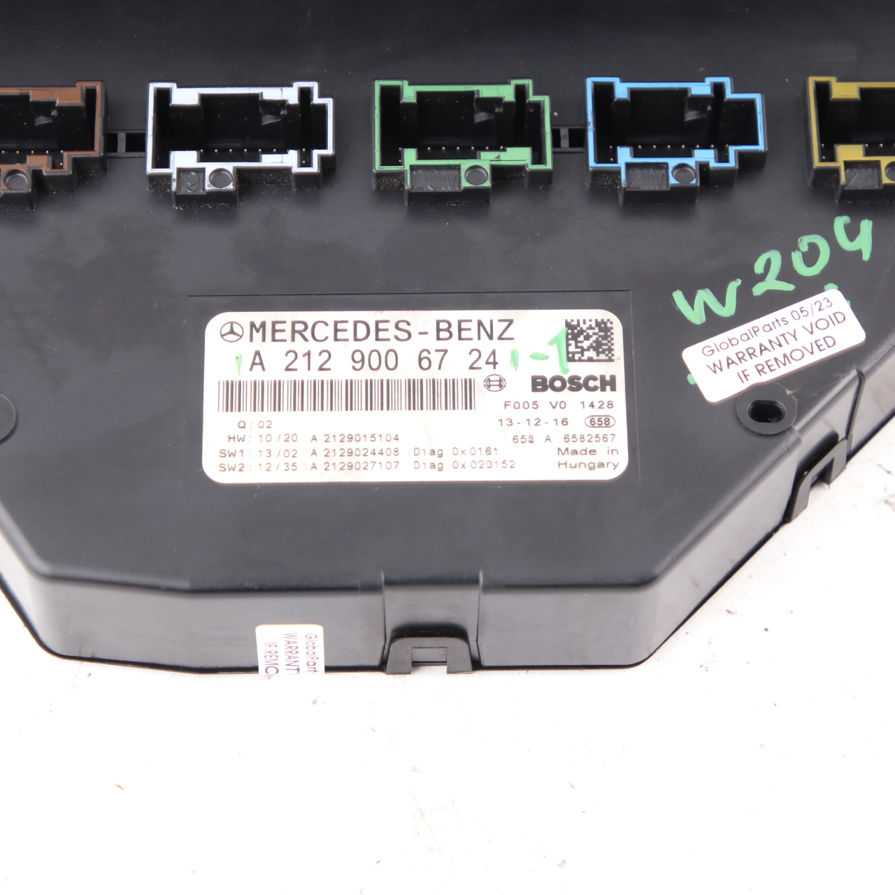 Fuse Box Mercedes W204 S204 W212 SAM Control Unit Module Relay A2129006724