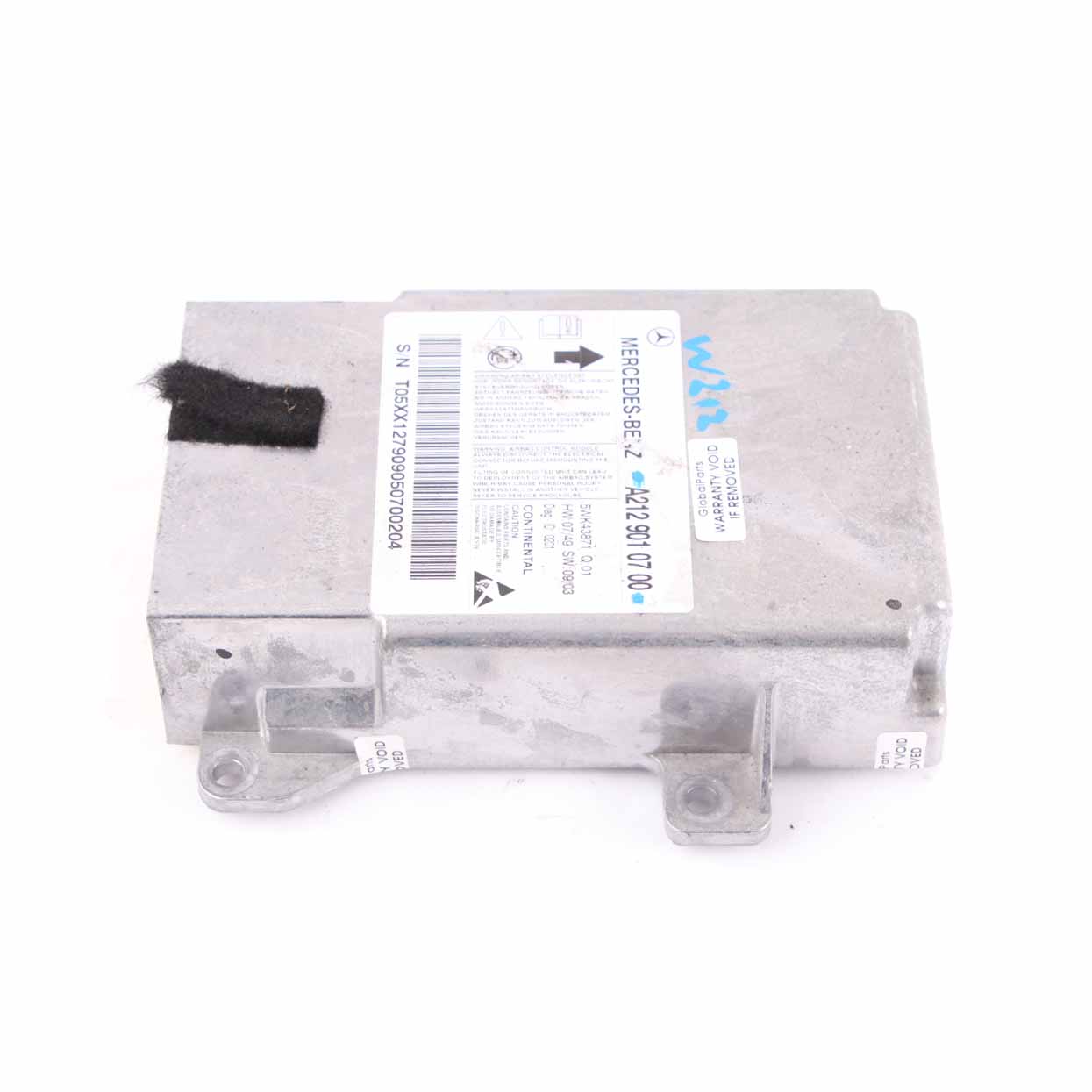 Mercedes W212 ECU Control Unit Sensor Module Airbag A2129010700