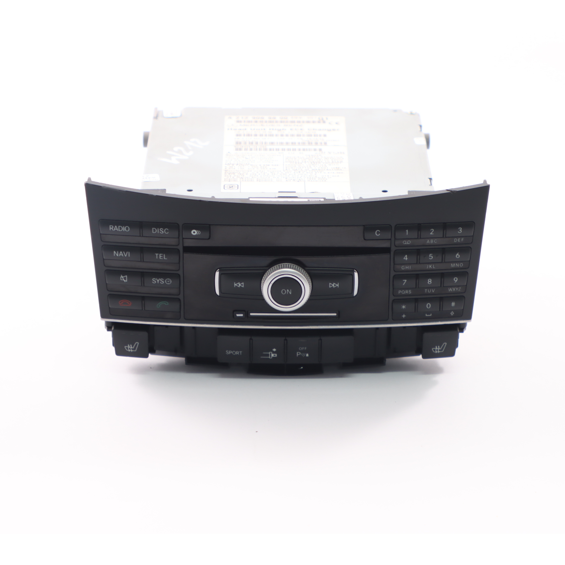 Radio Head Unit Mercedes W212 COMAND Navi CD DVD Player Control Unit A2129068800