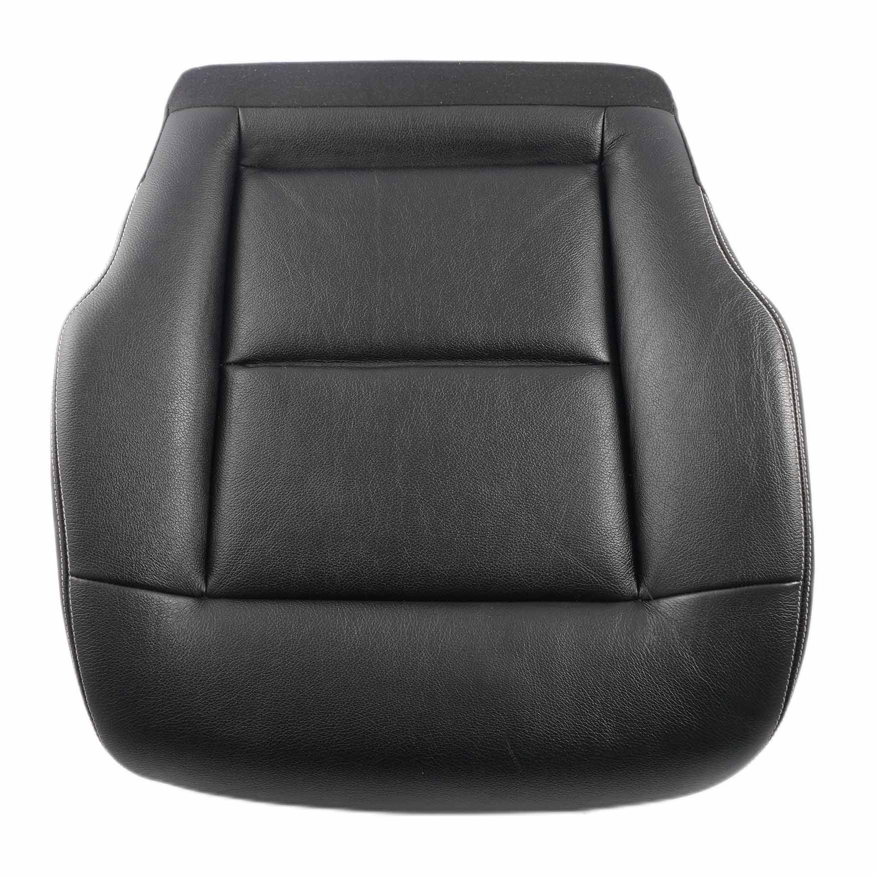 Mercedes W212 Seat Cover Front Left N/S Heated Seat Leather Covering Black