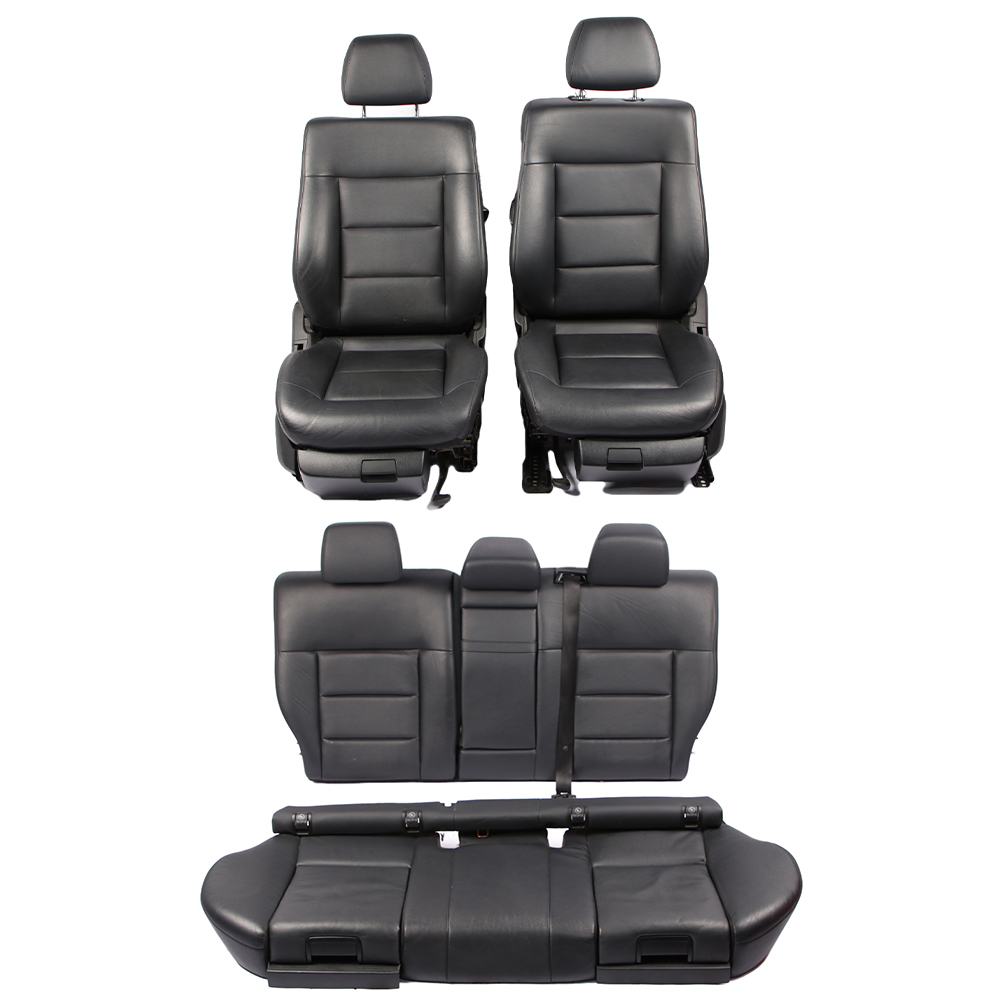 Seats Mercedes S212 Wagon Leather Heated Black Front Rear Seat Door Cards