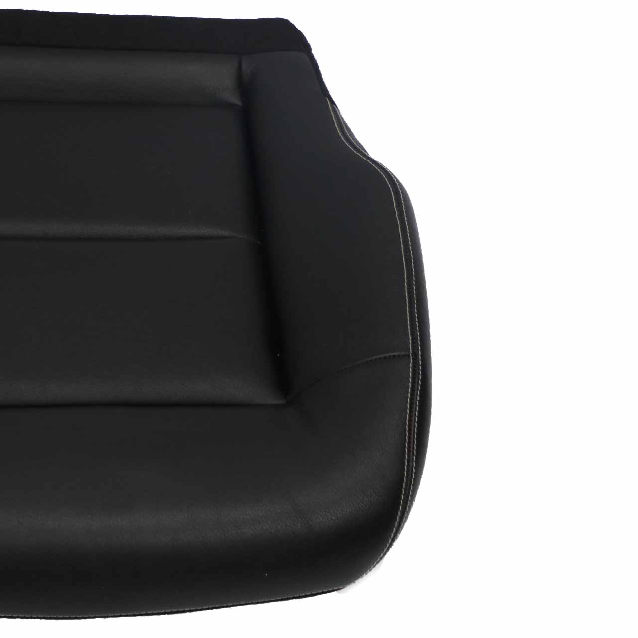 Mercedes W212 Seat Cover Front Left N/S Heated Seat Leather Covering Black