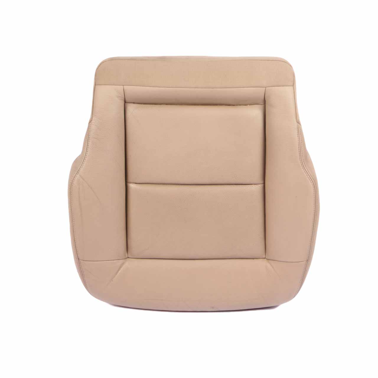 Mercedes W212 Front Seat Heated Left N/S Seat Cushion Covering Leather Beige