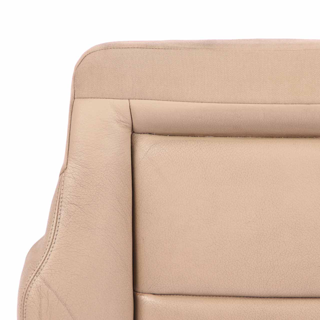 Mercedes W212 Front Seat Heated Left N/S Seat Cushion Covering Leather Beige