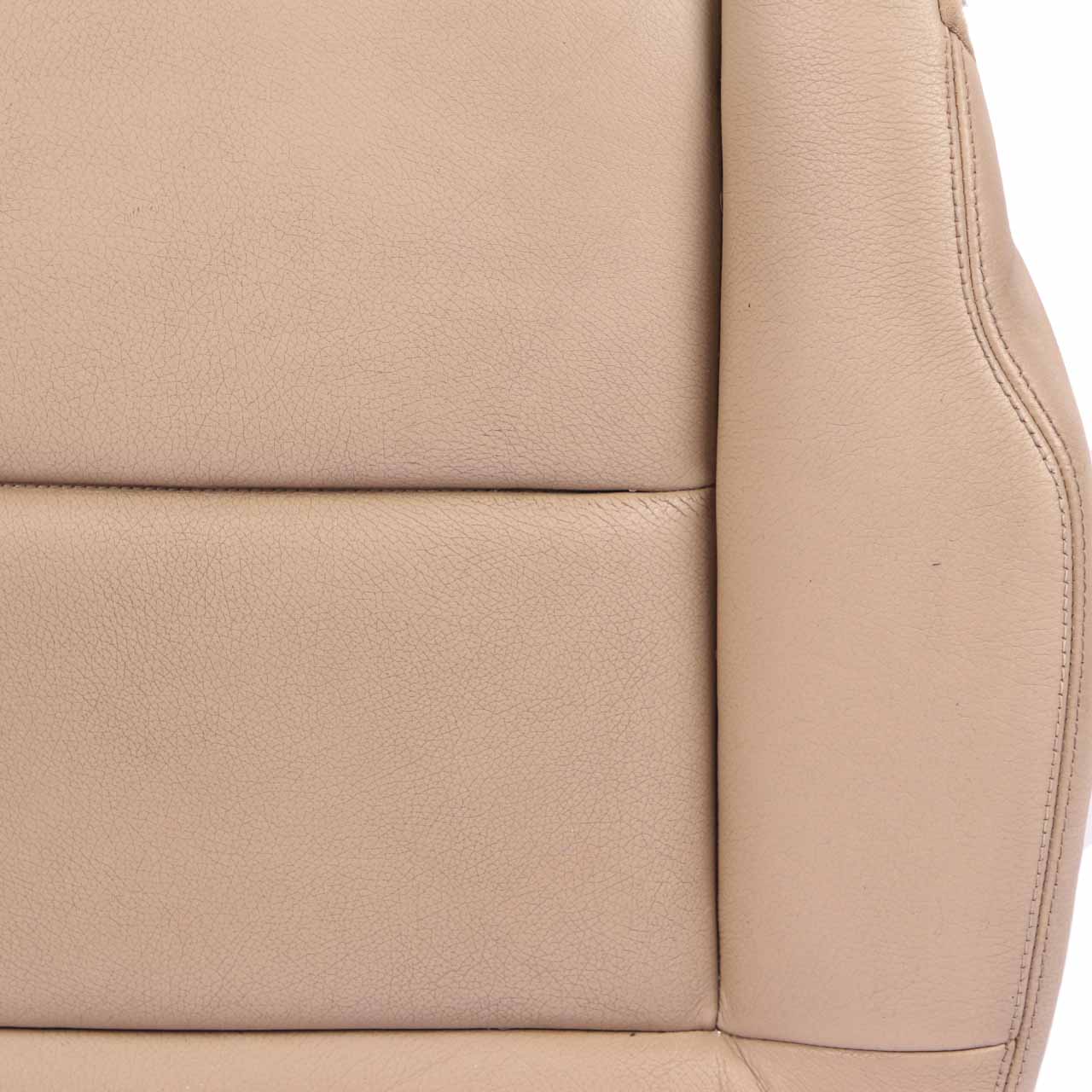 Mercedes W212 Front Seat Heated Left N/S Seat Cushion Covering Leather Beige