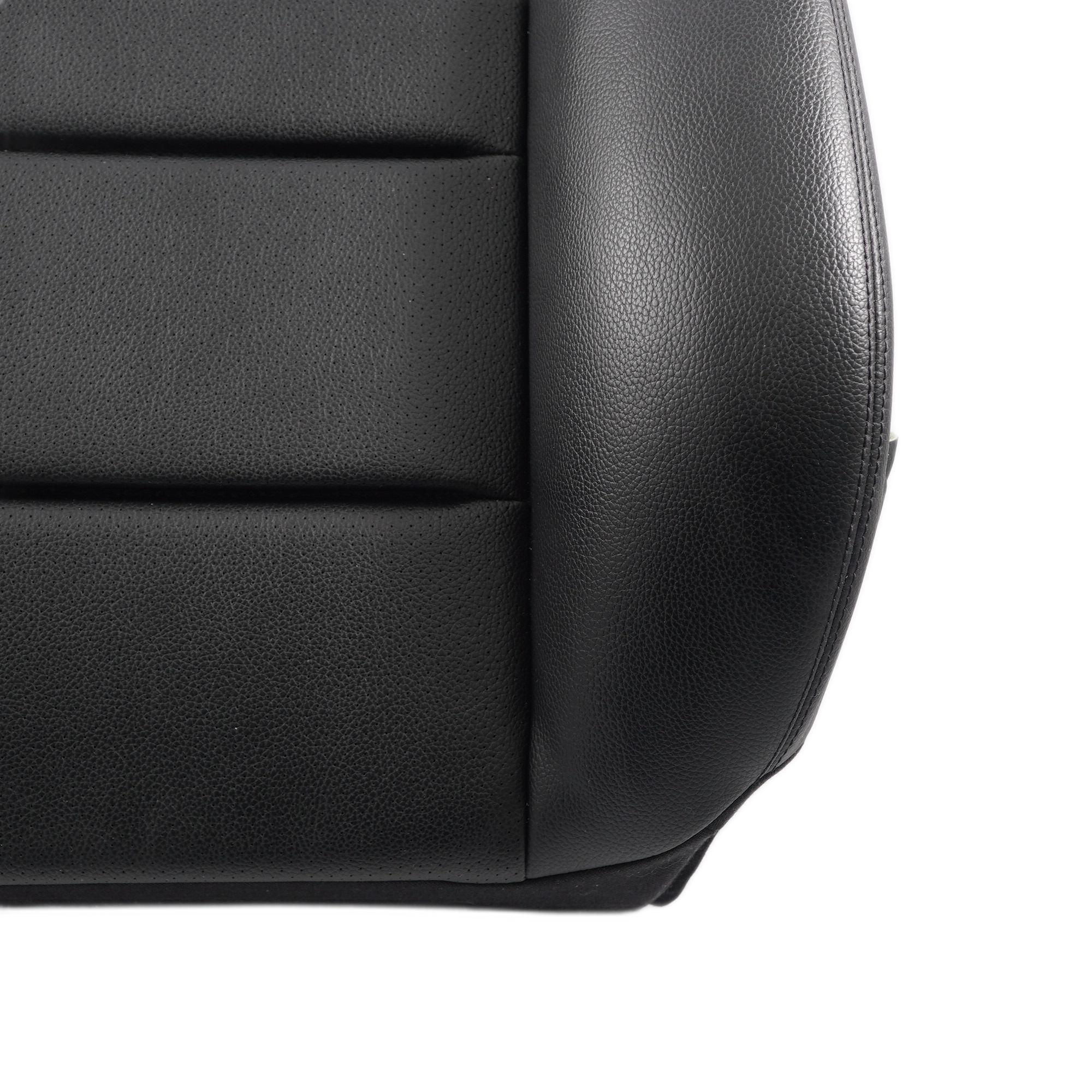 Mercedes W212 Seat Cover Front Left N/S Heated Backrest Imitation Leather Black