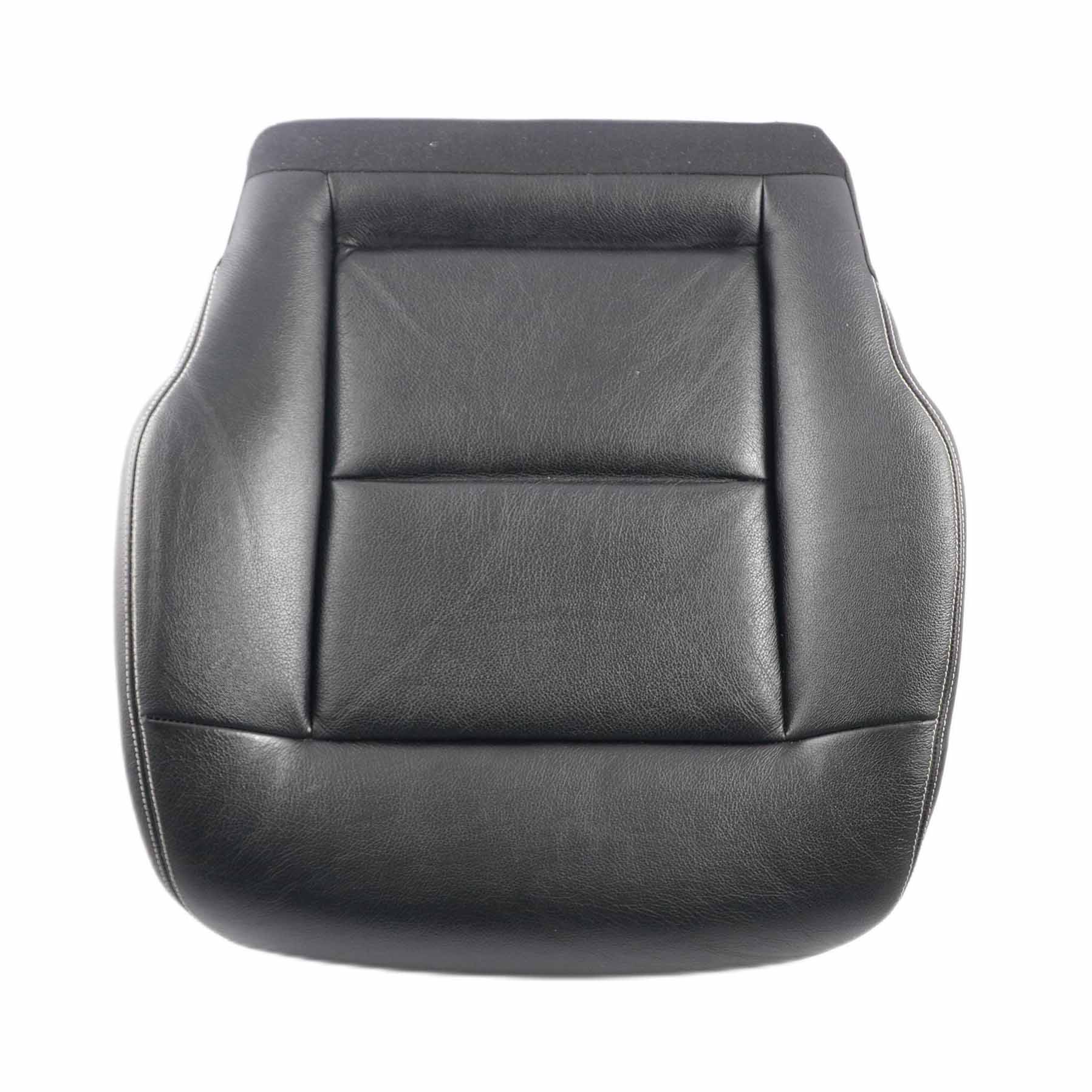 Mercedes W212 Seat Cover Front Right O/S Heated Seat Leather Covering Black